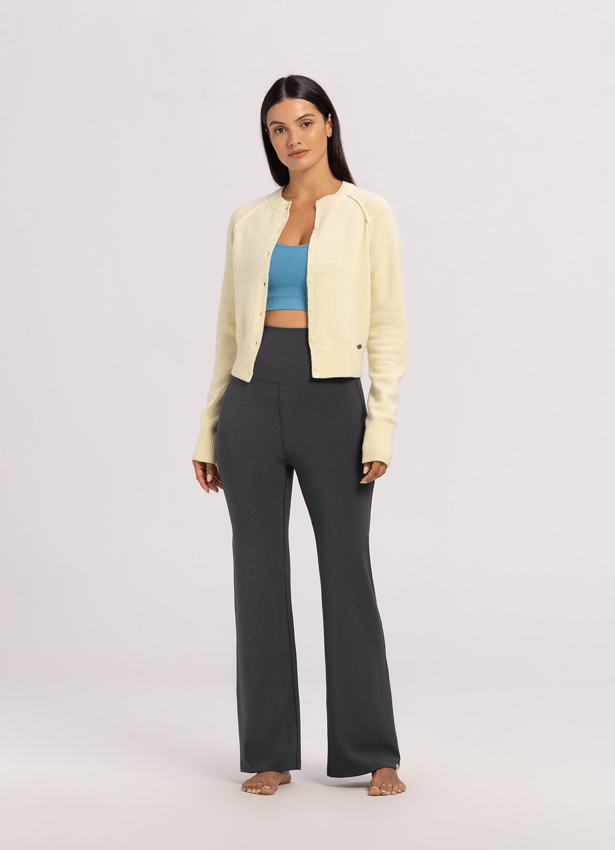 Petite cardigan_Light Yellow