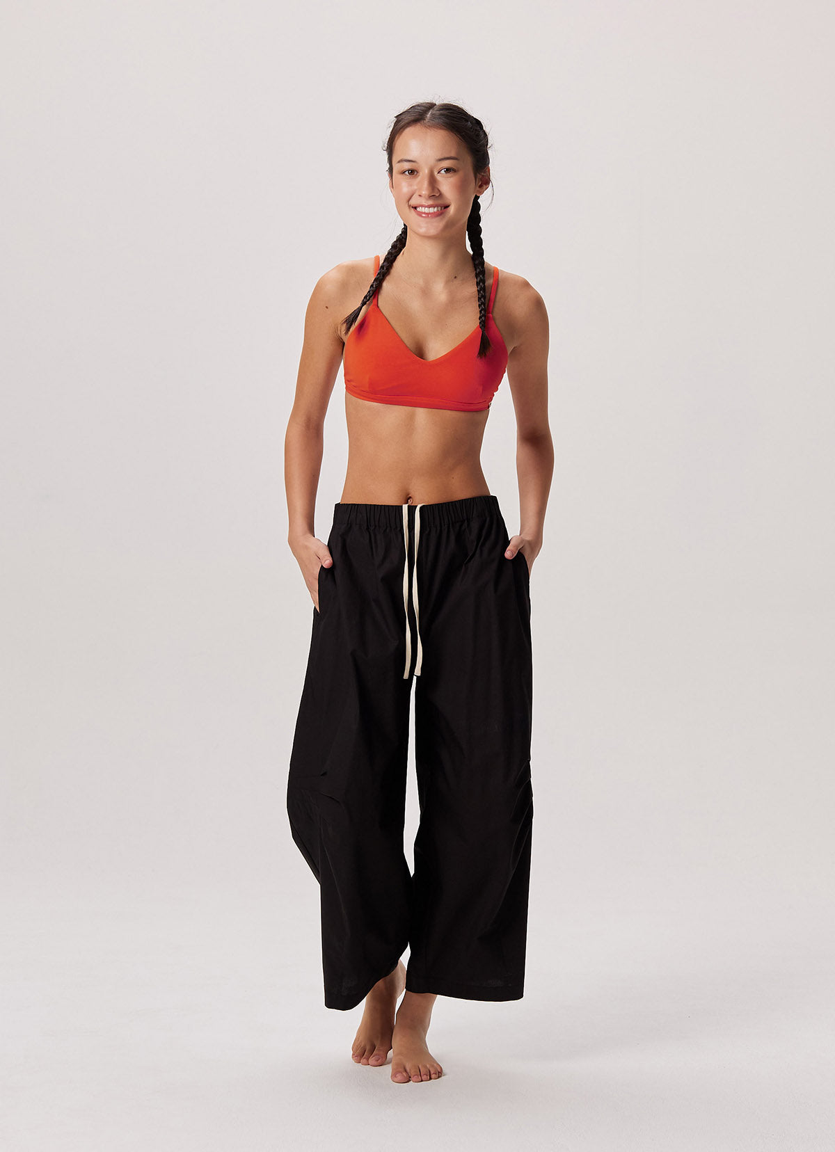 One-tone bra top_Cherry Tomato