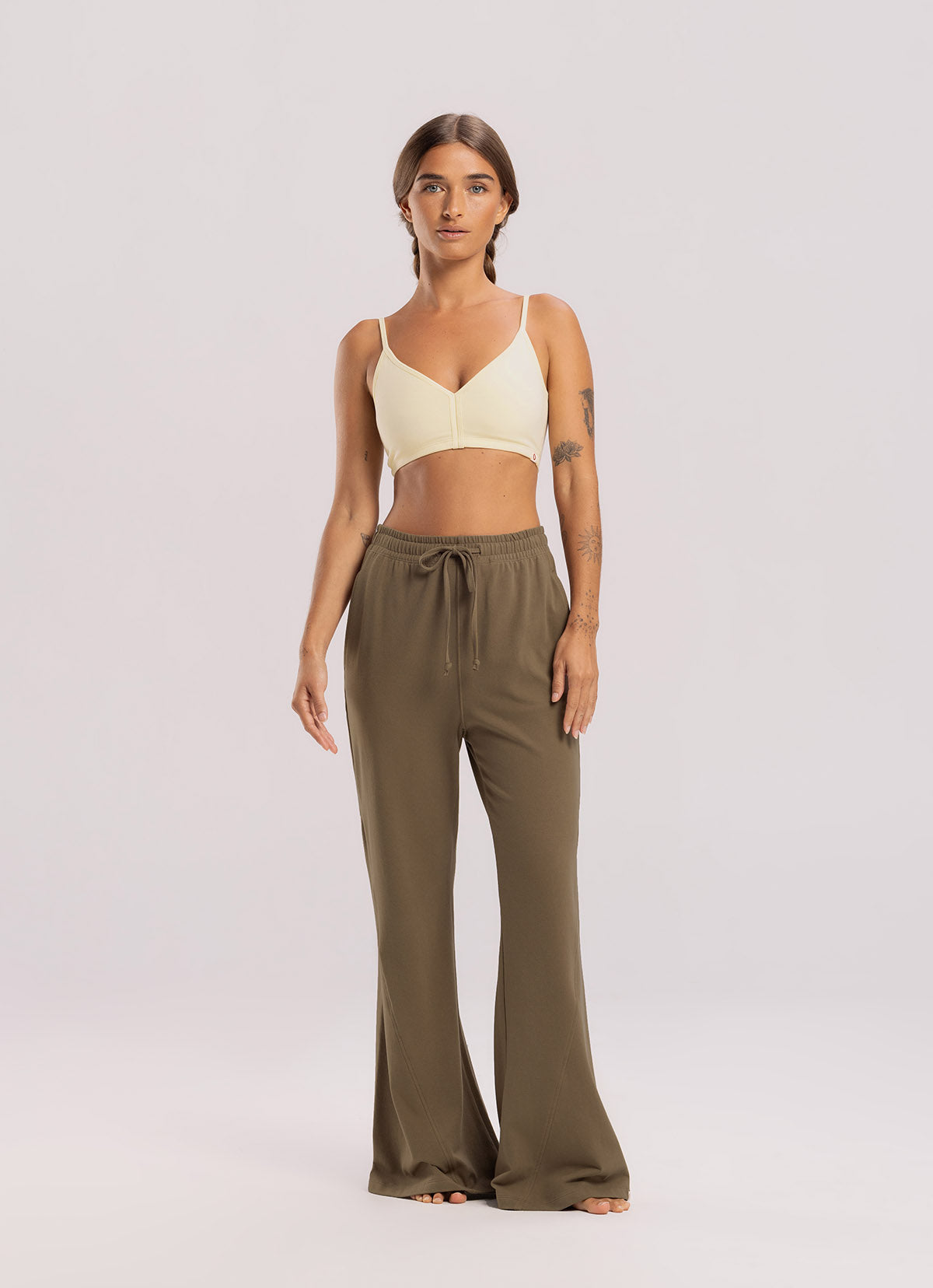 Panel bootcut pants_Cub