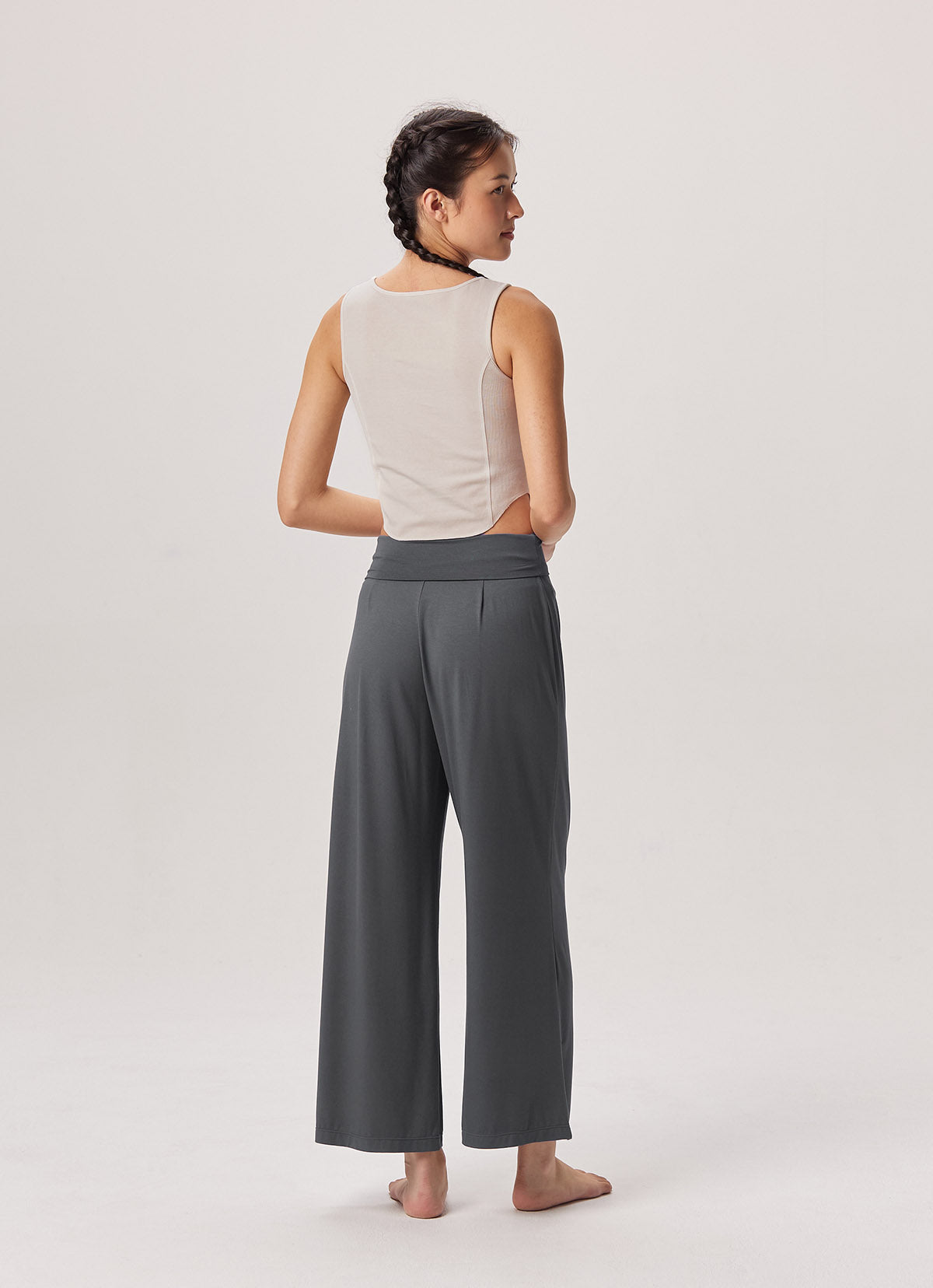 Side rib tank top_Whitecap Gray