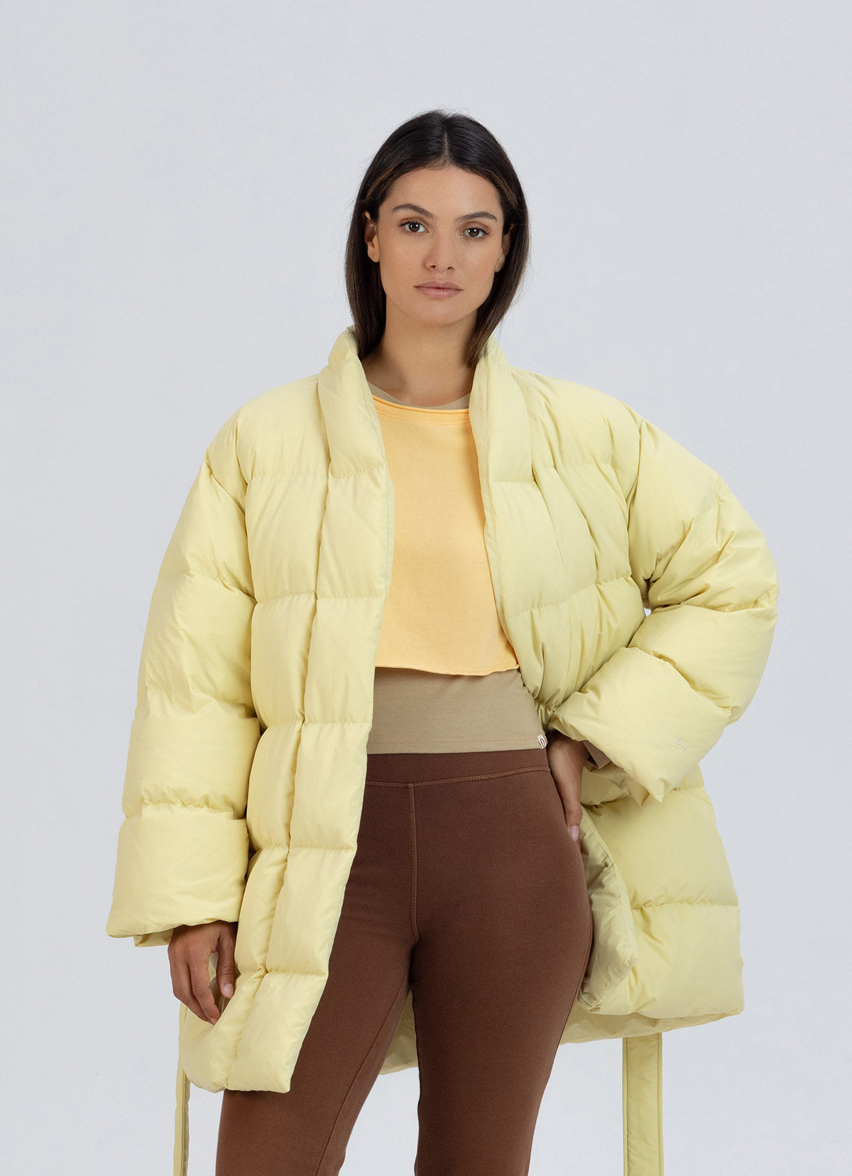 BM Puffer Robe_Golden Mist