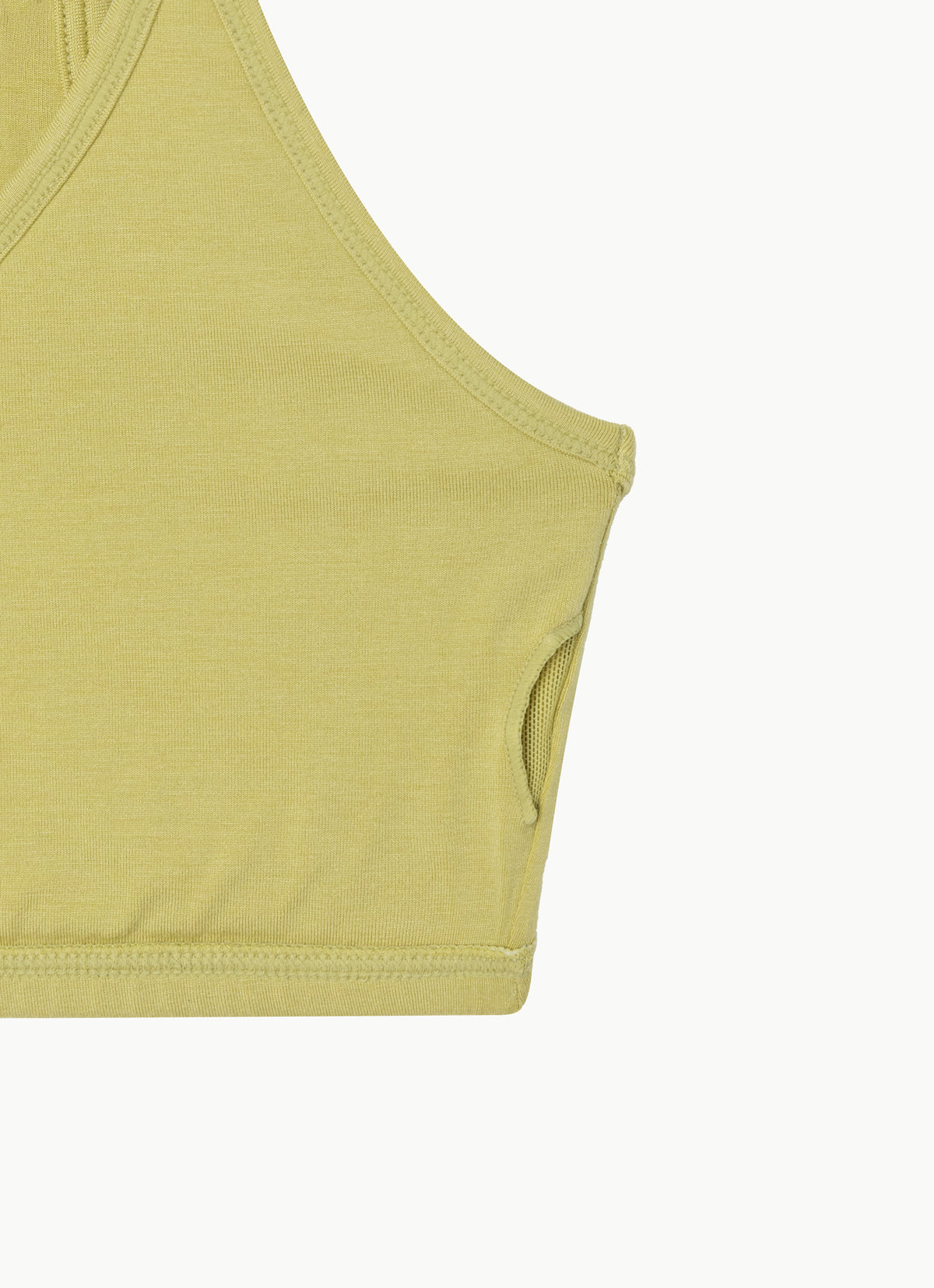 Hole bra top_Shadow Green