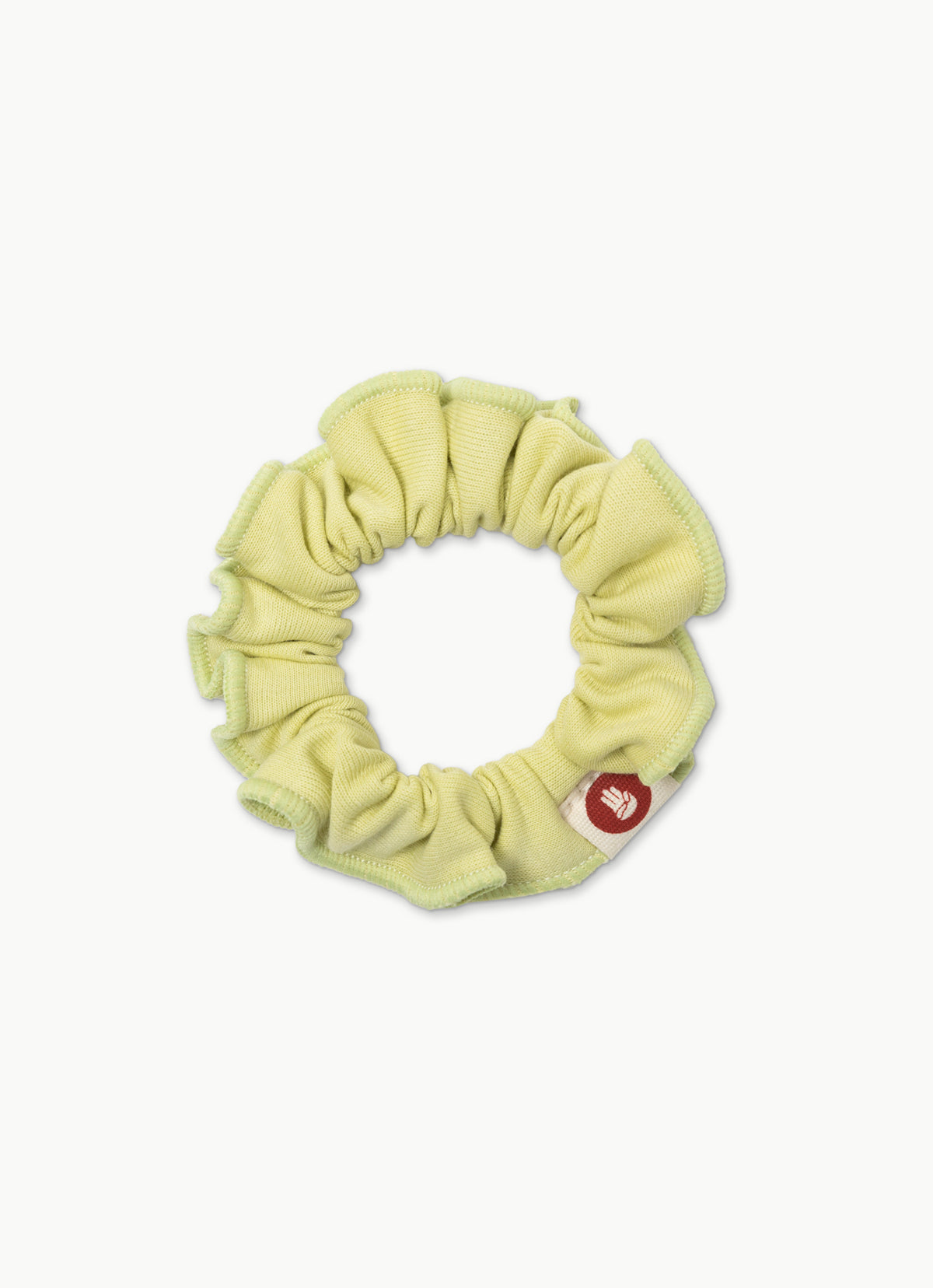 Budhimudra Hair Scrunchie_Green Multi
