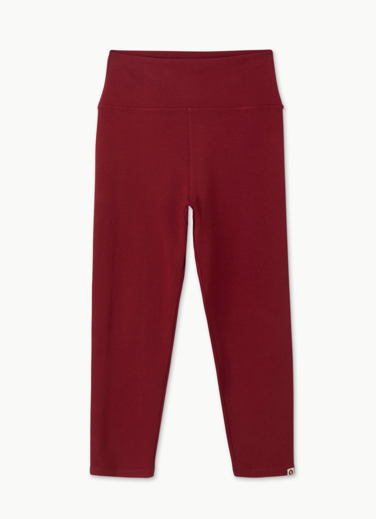 Bamboo simple crop pants_Red