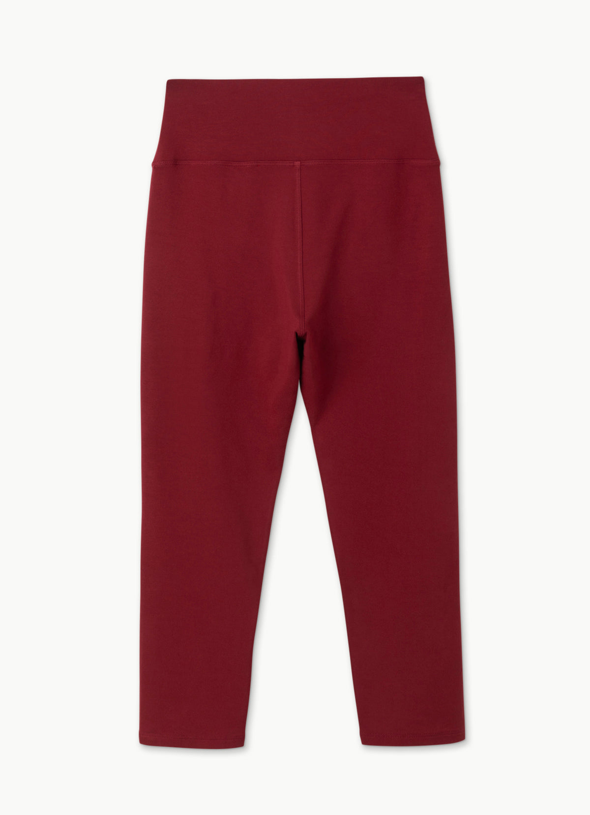 Bamboo simple crop pants_Red
