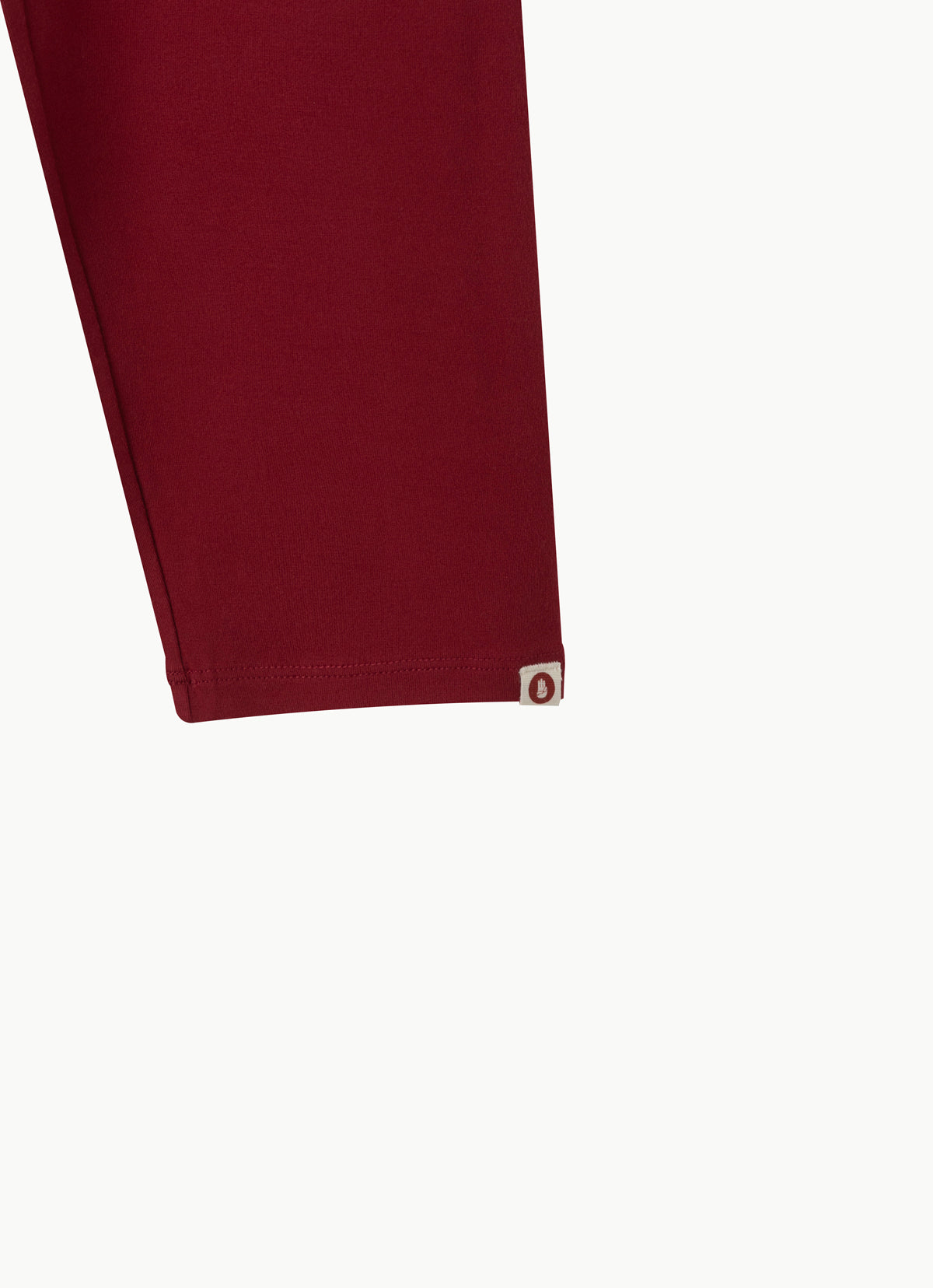 Bamboo simple crop pants_Red