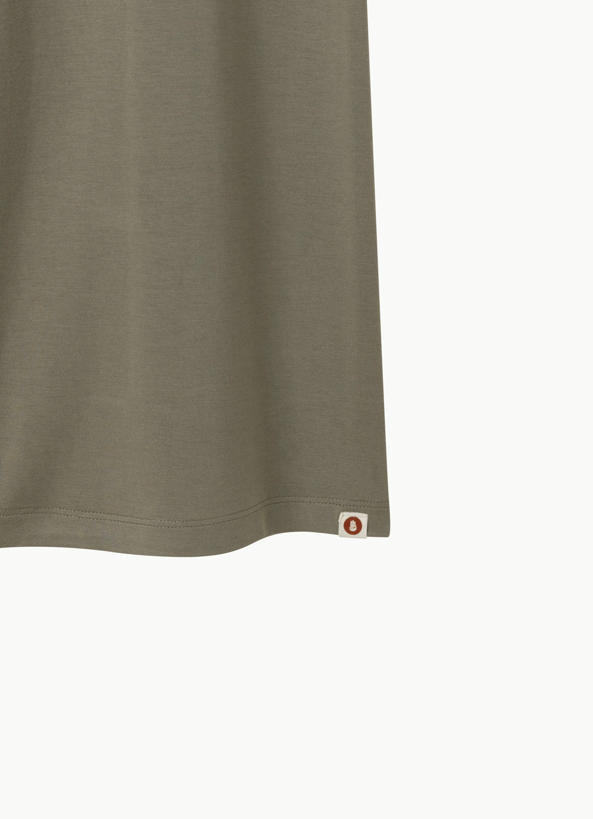 Layered skirt pants_Grey Khaki