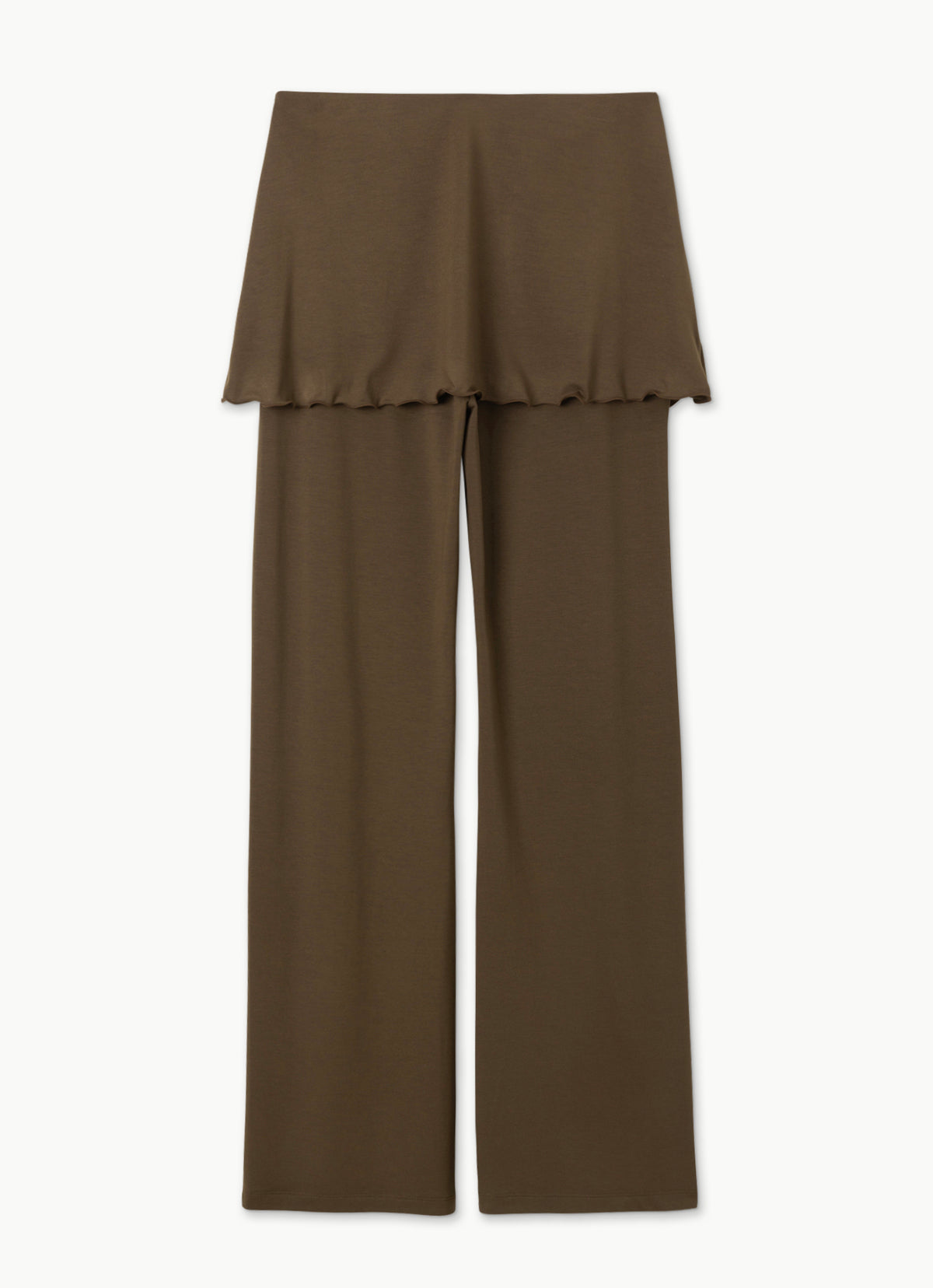 Layered skirt pants_Carafe