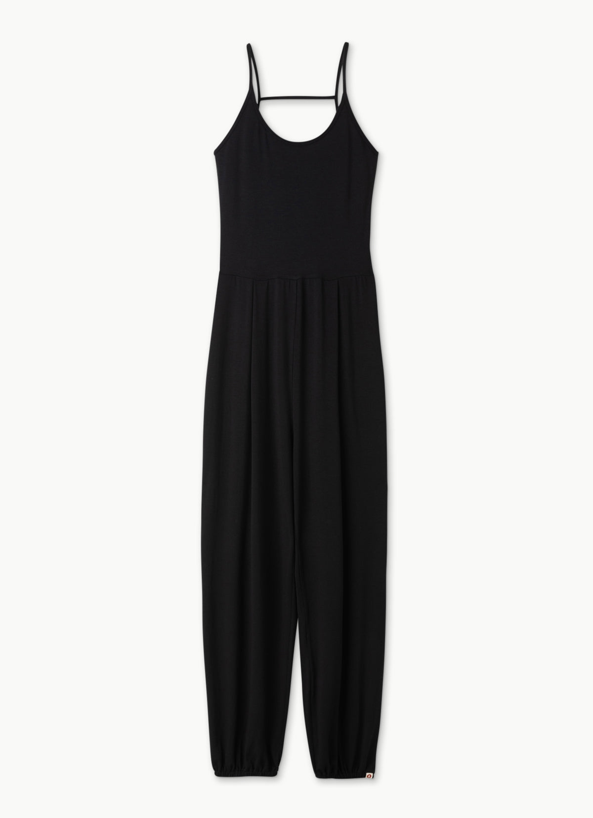 Deep V jumpsuit_Black