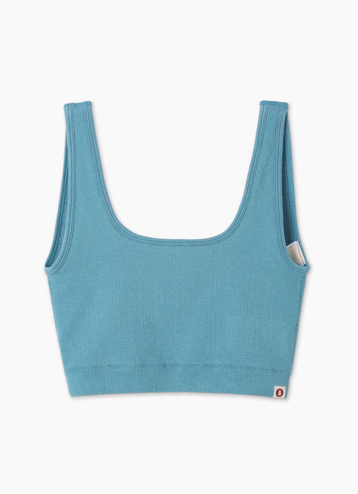 Seamless U line bra top_Delphinium Blue