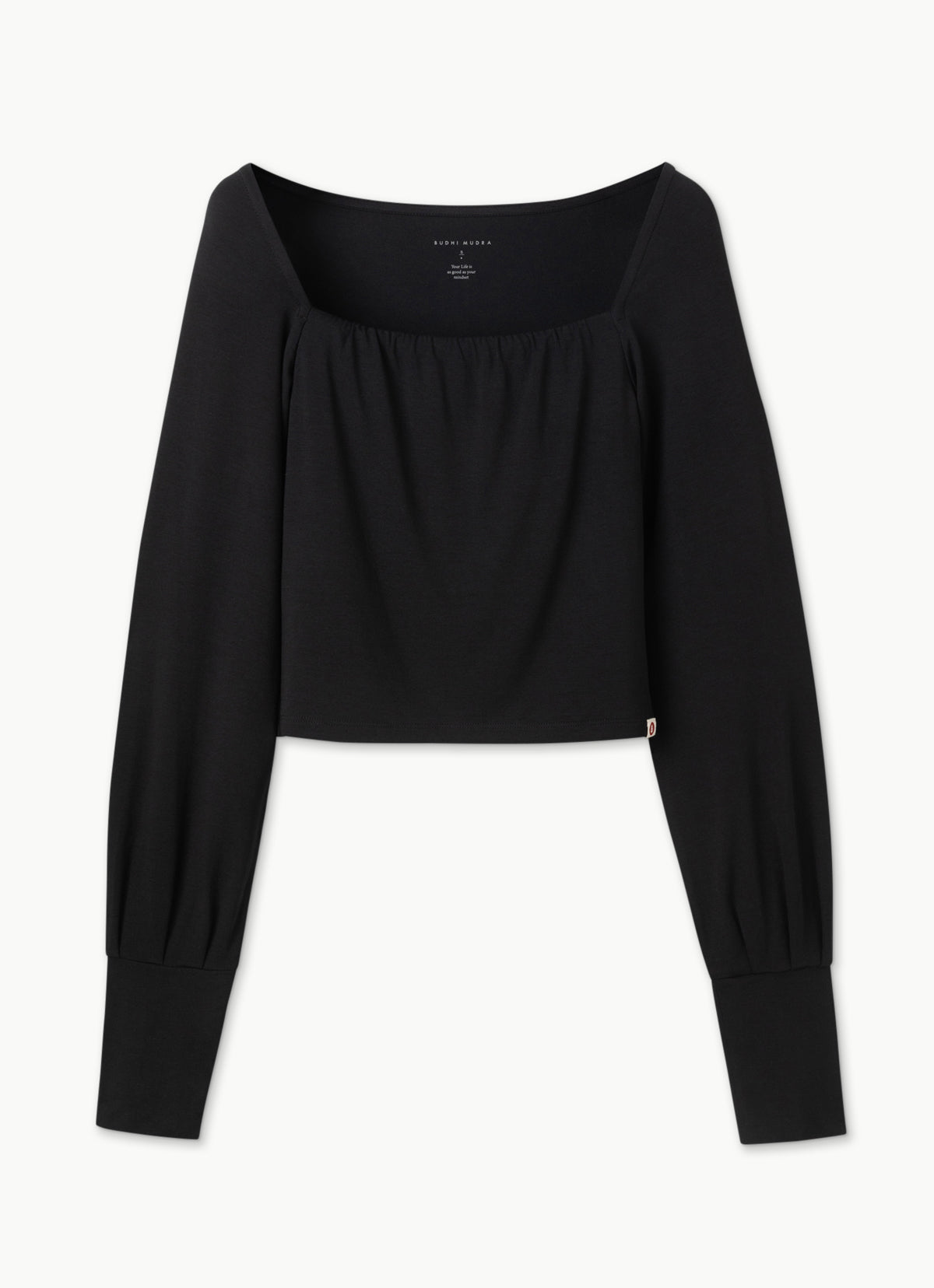 Layered bolero top_Black