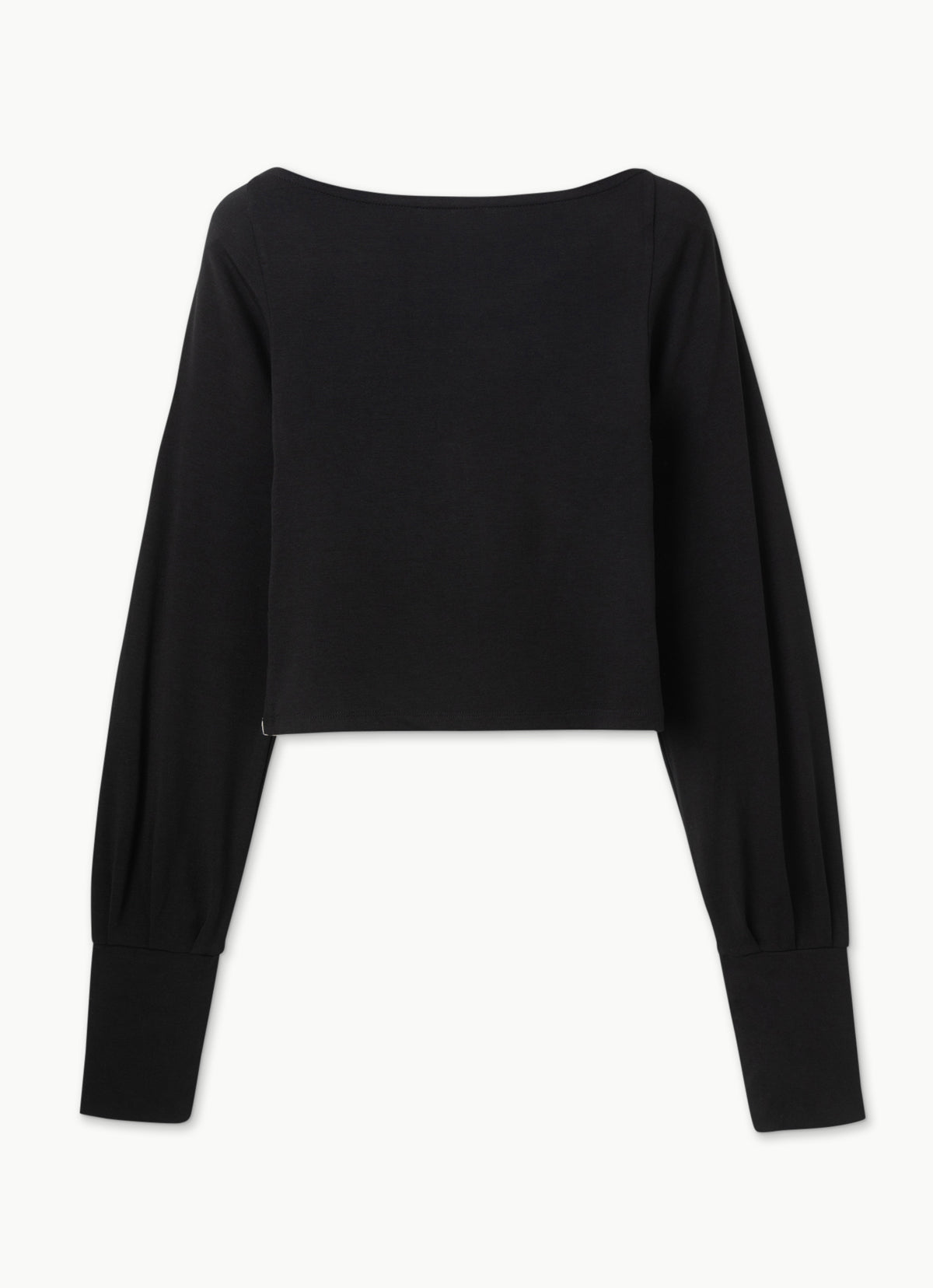 Layered bolero top_Black