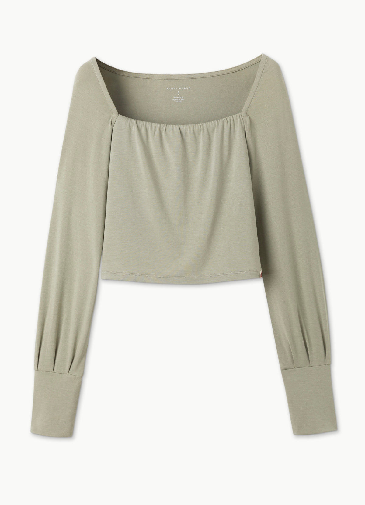 Layered bolero top_Eucalyptus