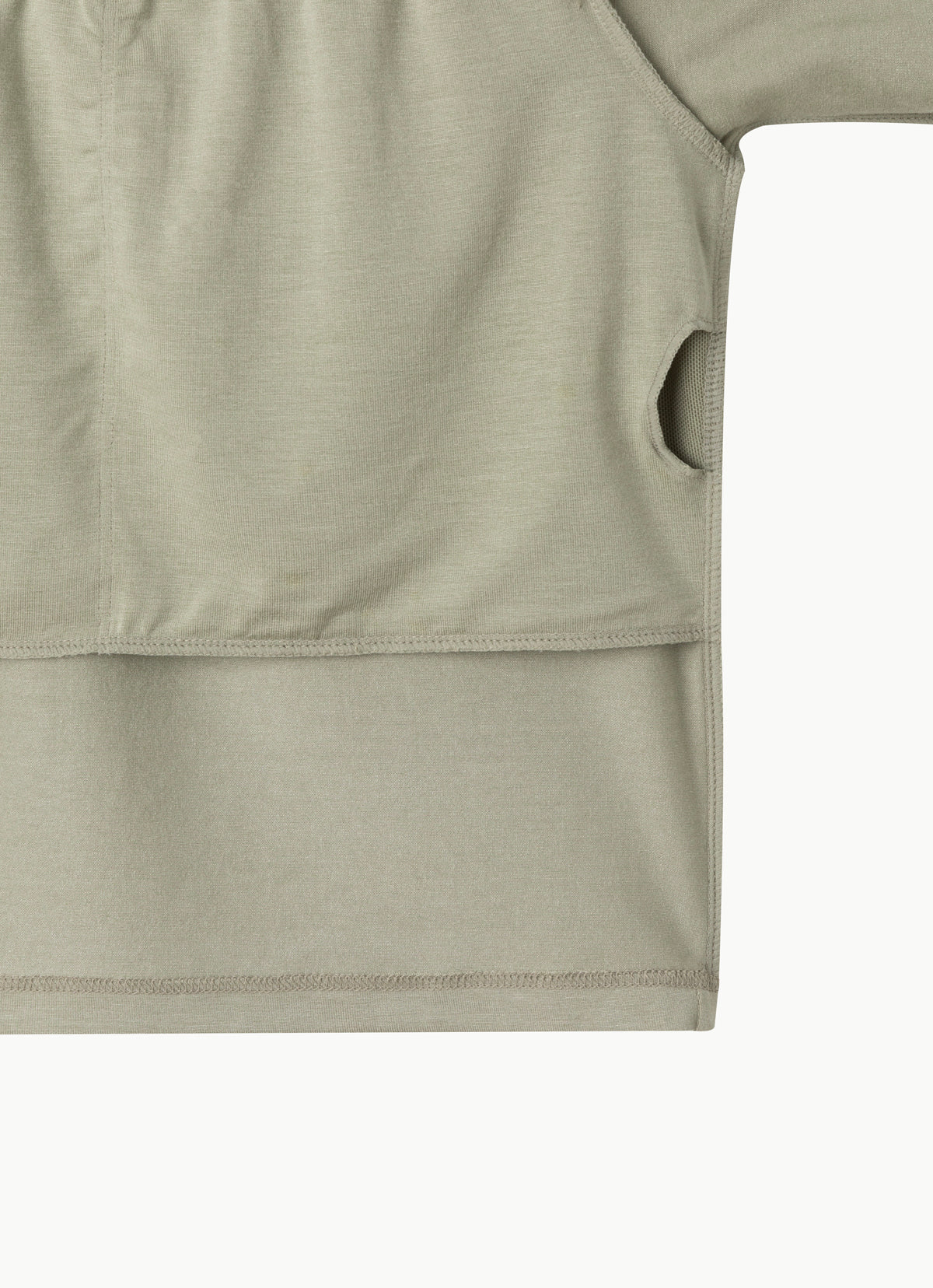 Layered bolero top_Eucalyptus