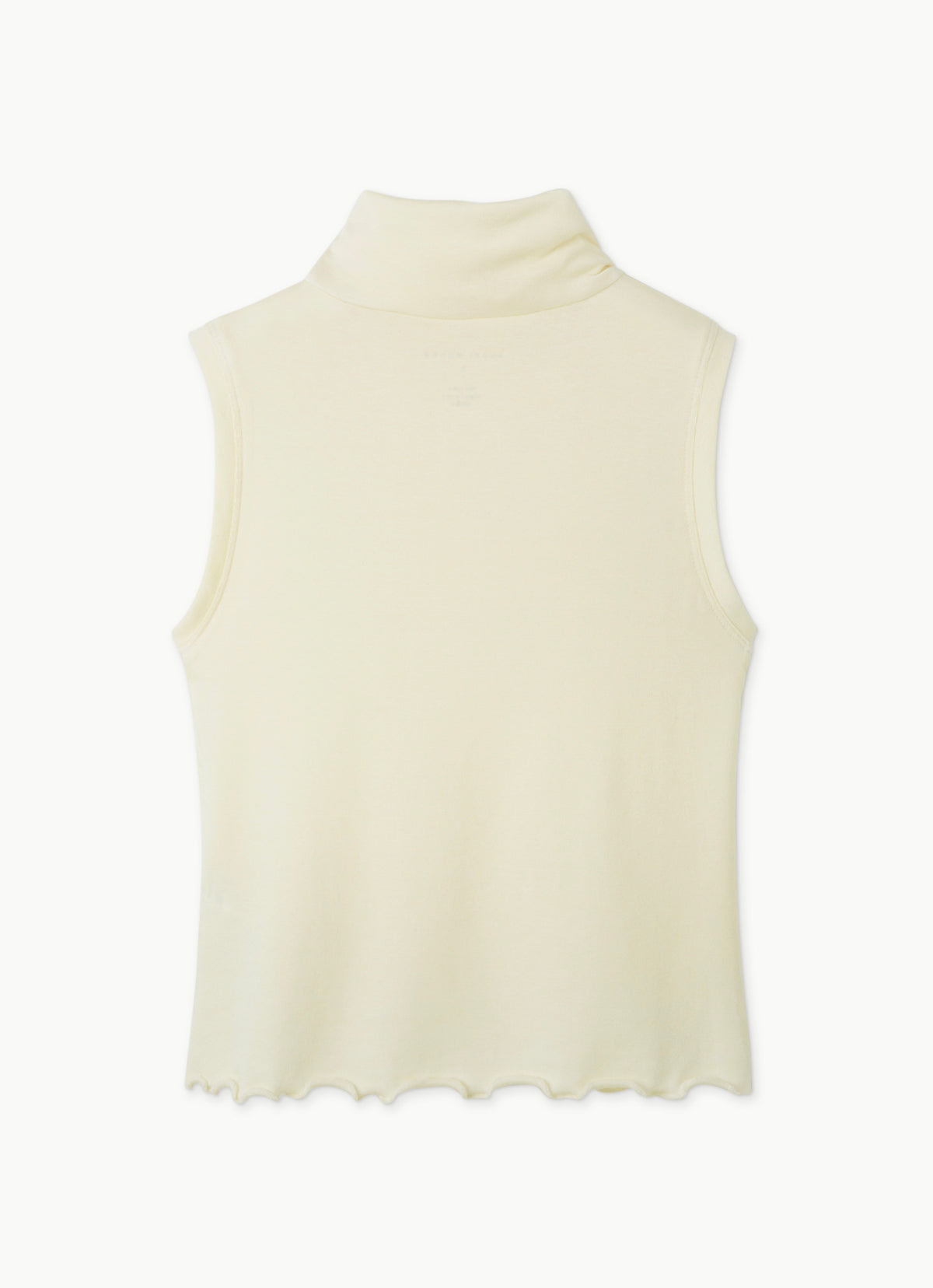 Soft turtleneck sleeveless_Afterglow