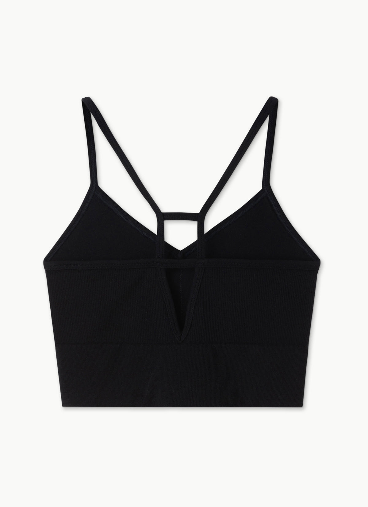 Seamless Lotus tank top_Black
