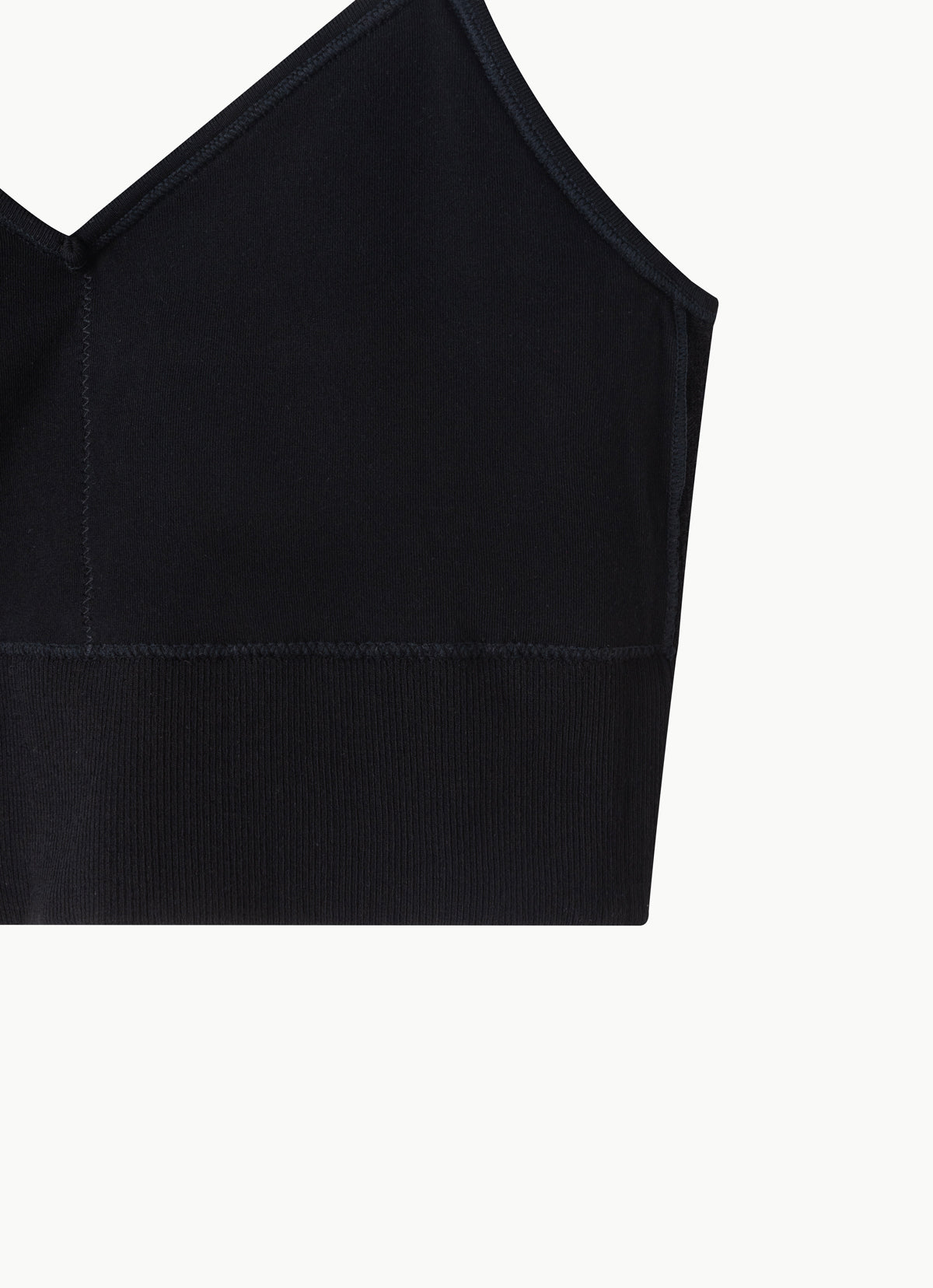 Seamless Lotus tank top_Black