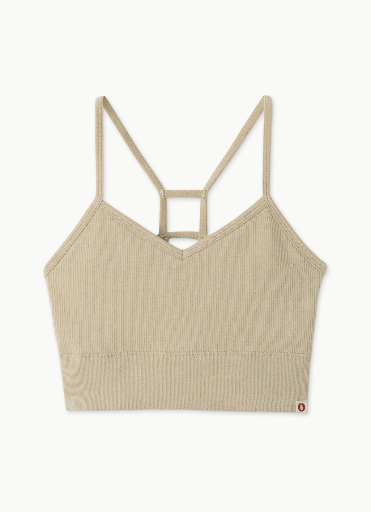 Seamless Lotus tank top_Taupe
