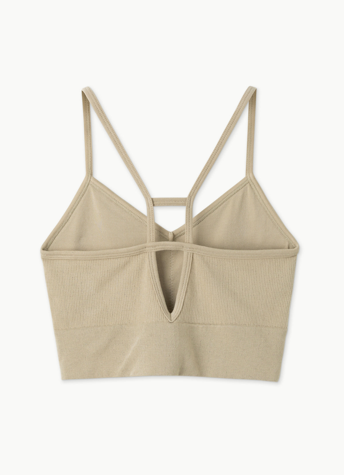 Seamless Lotus tank top_Taupe