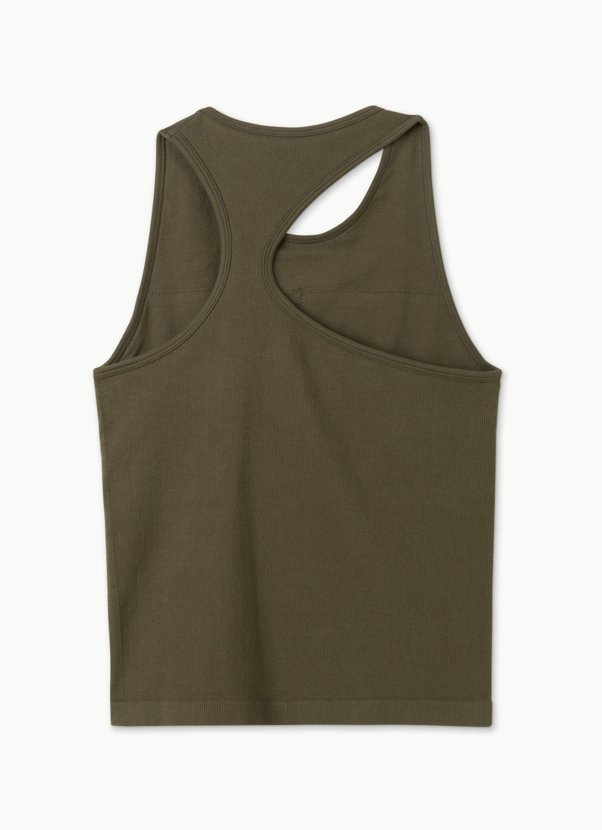 Seamless biased tank top_Stone Gray