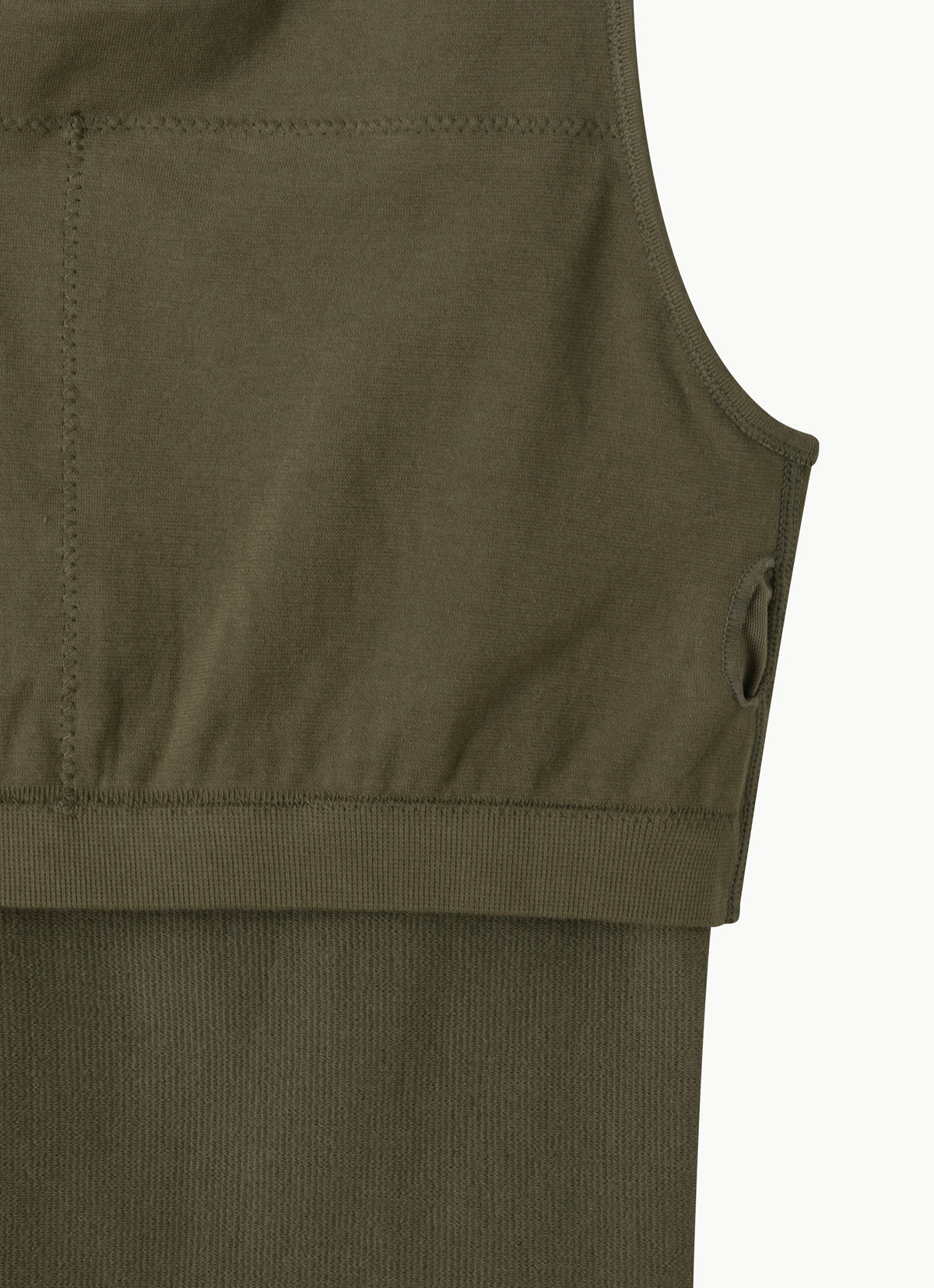 Seamless biased tank top_Stone Gray