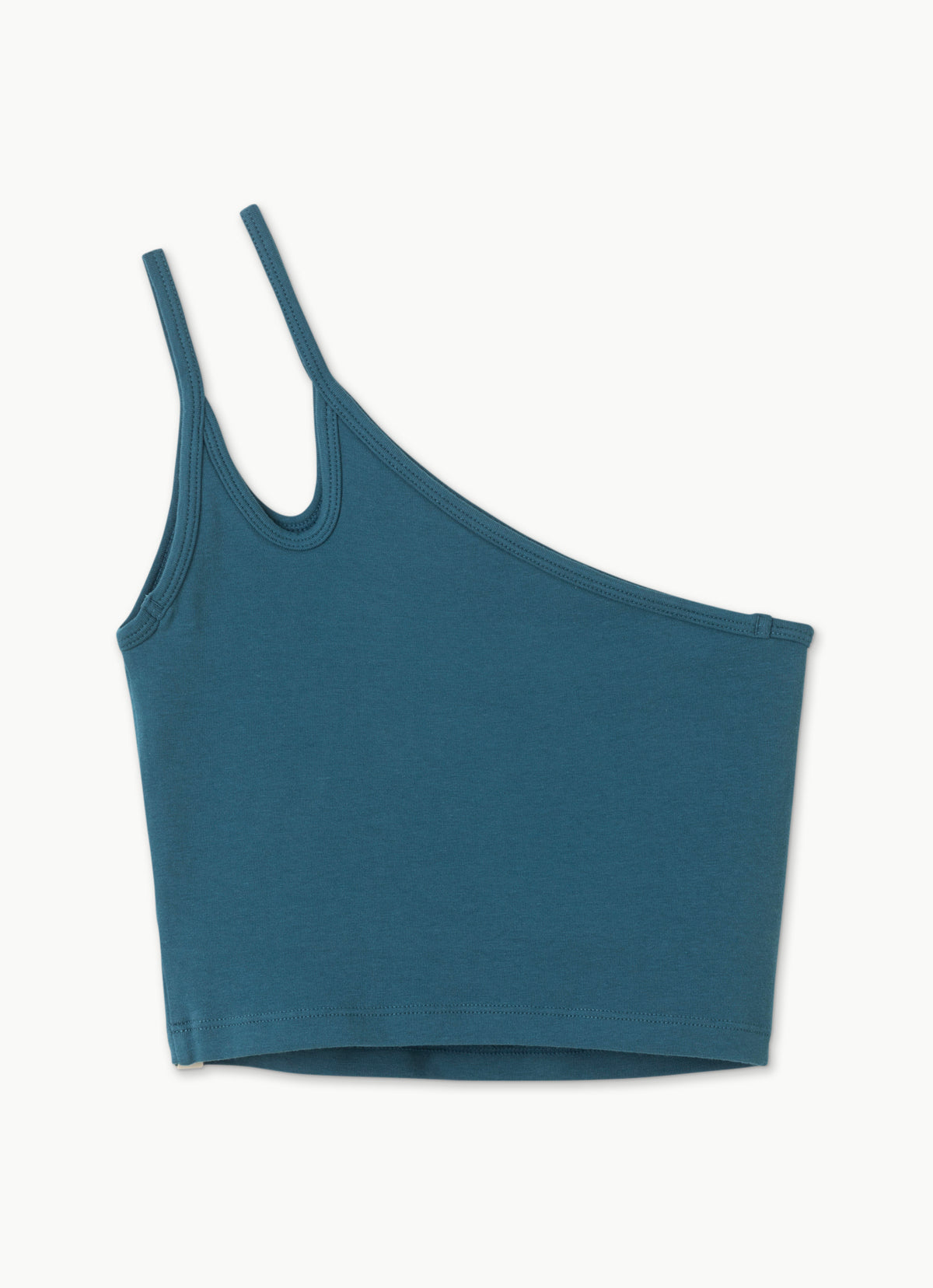 Tilt tank top_Deep Turquoise