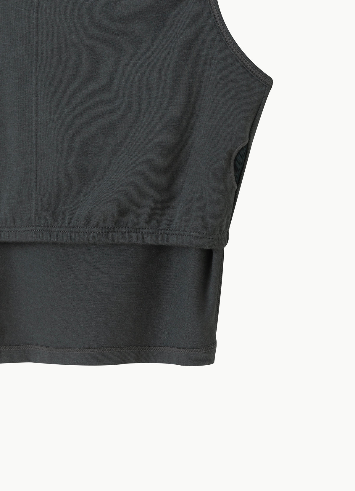 Crossover tank top_Asphalt