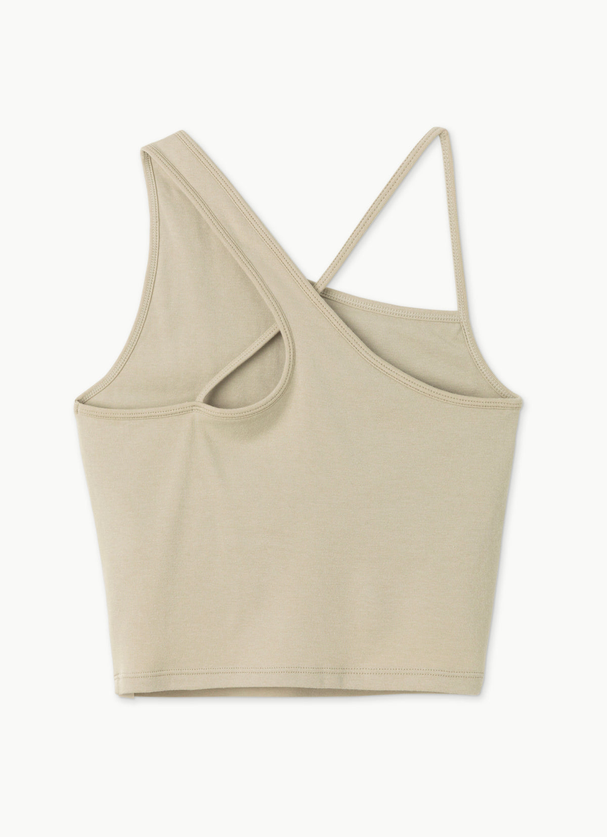 Crossover tank top_Taupe