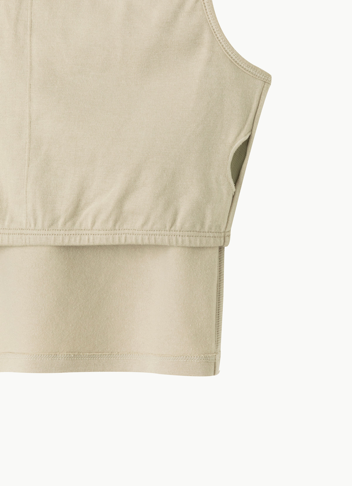 Crossover tank top_Taupe