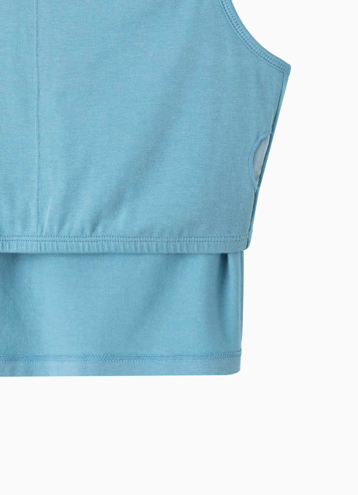 Crossover tank top_Delphinium Blue