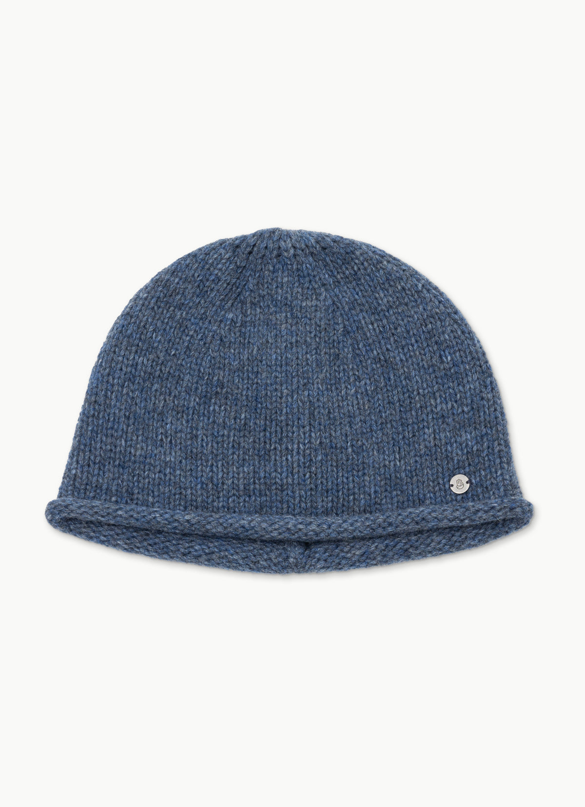 BM beanie_Melange Blue
