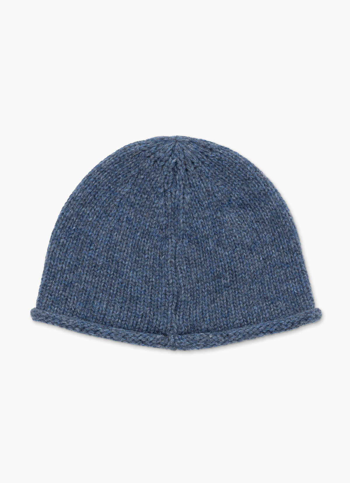 BM beanie_Melange Blue