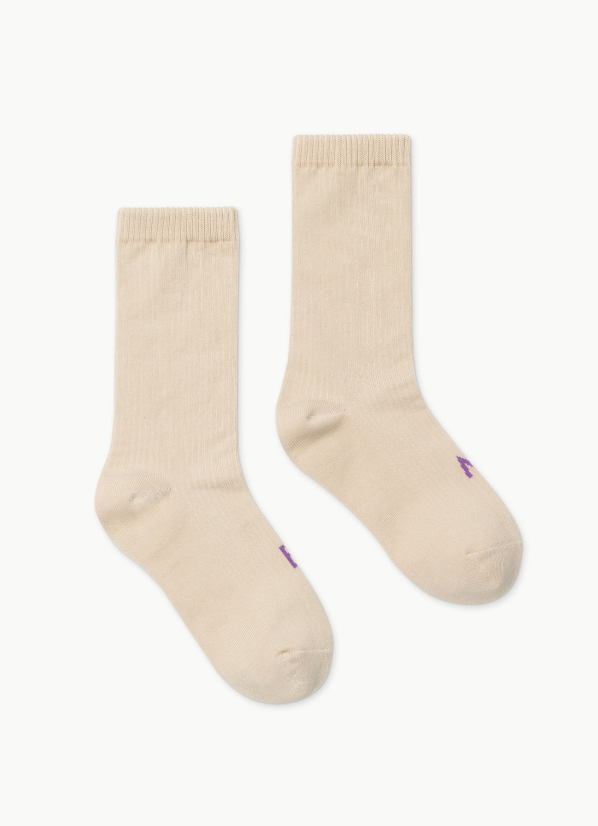 Rib ankle socks_Summer Sand
