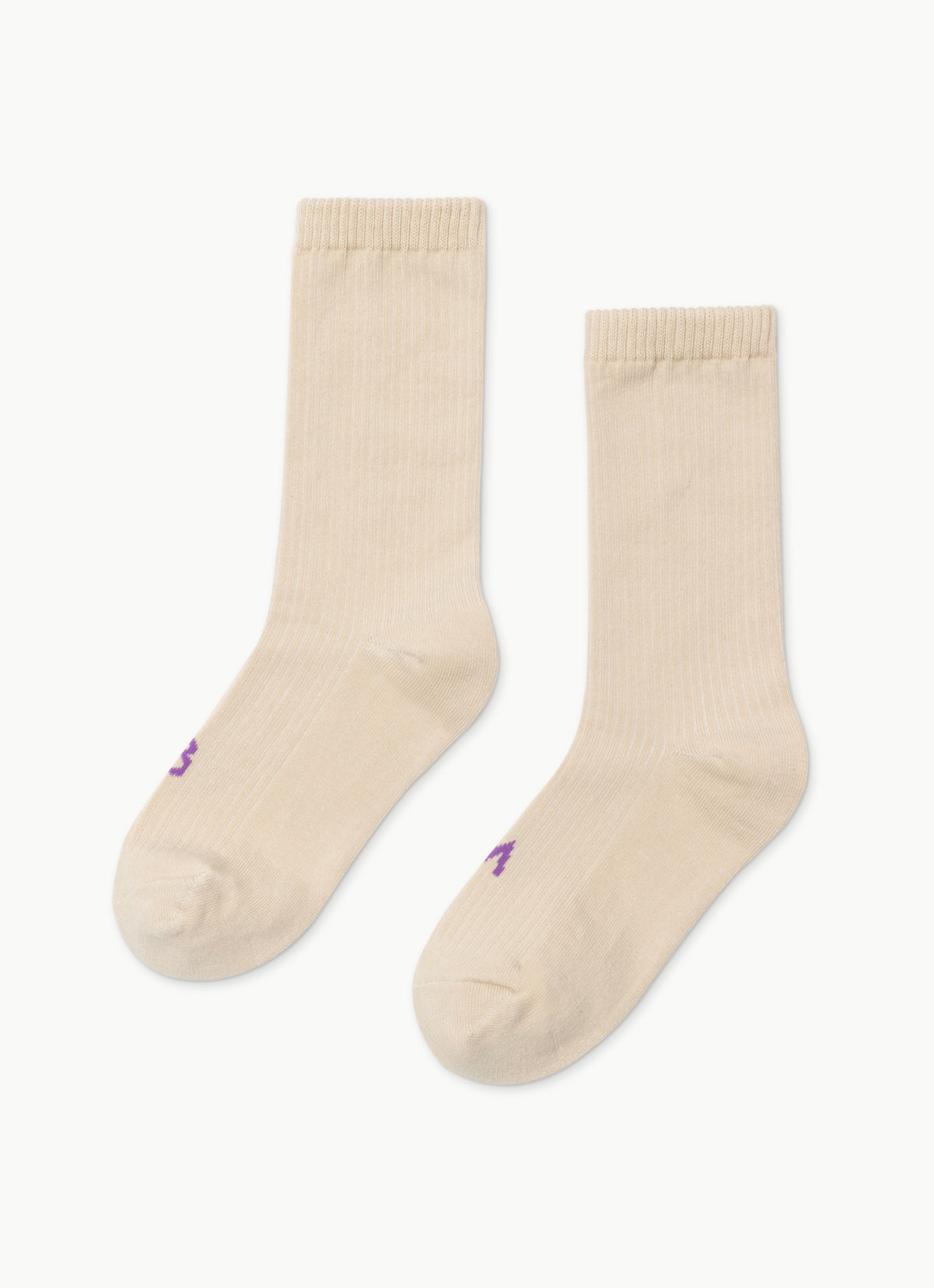 Rib ankle socks_Summer Sand