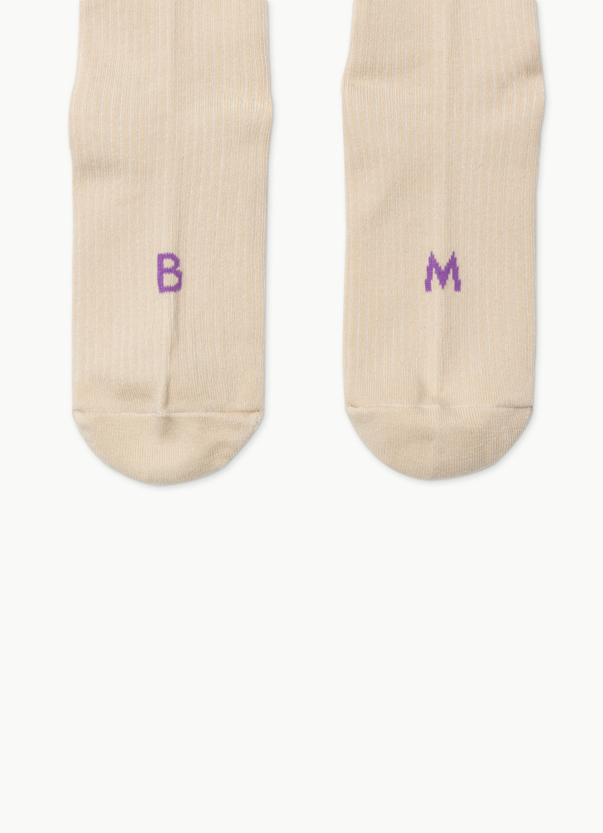 Rib ankle socks_Summer Sand