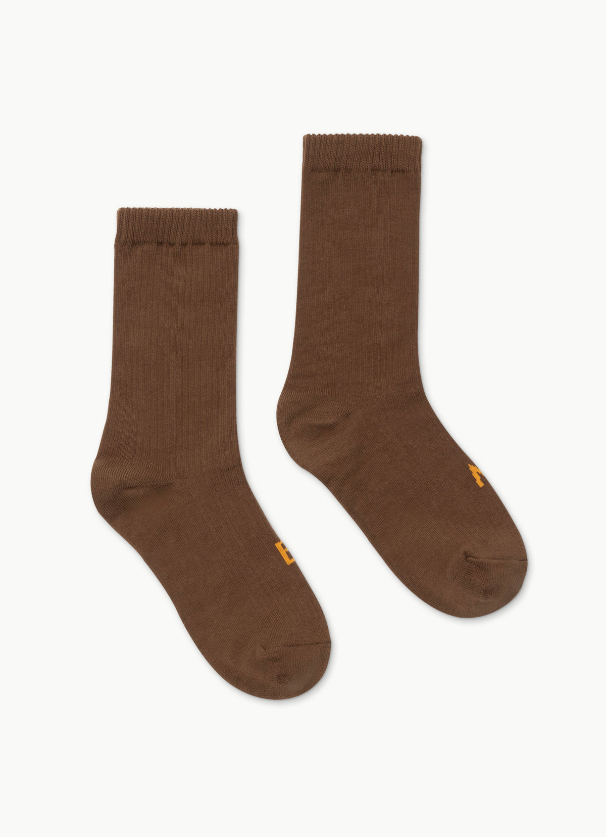 Rib ankle socks_Tortoise Shell