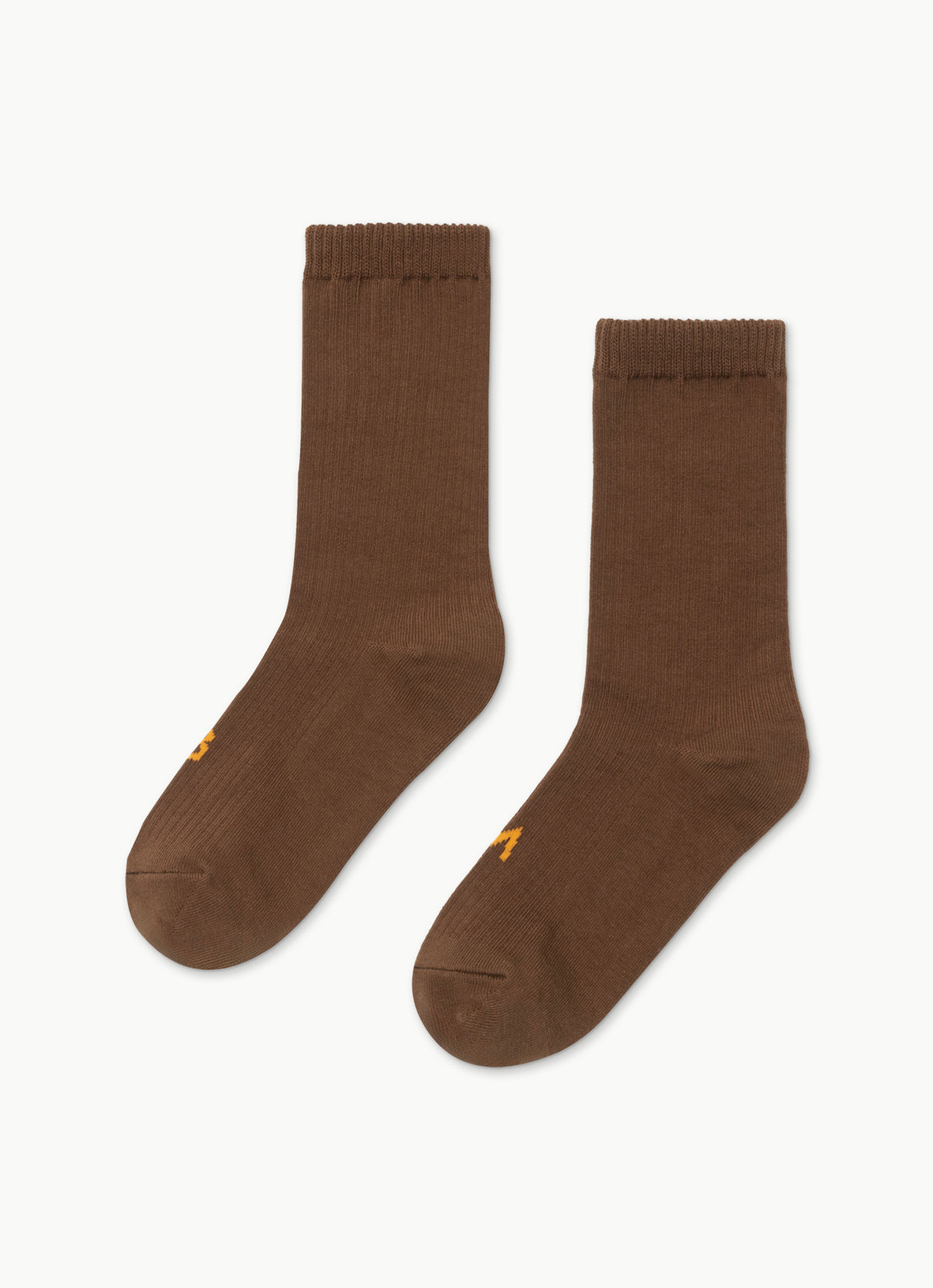 Rib ankle socks_Tortoise Shell