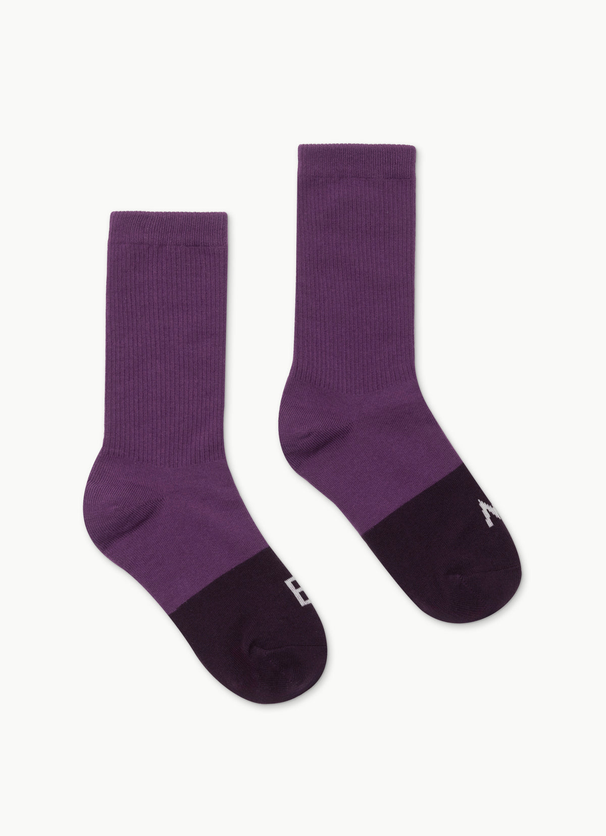 Two-tone ankle socks_Purple Multi