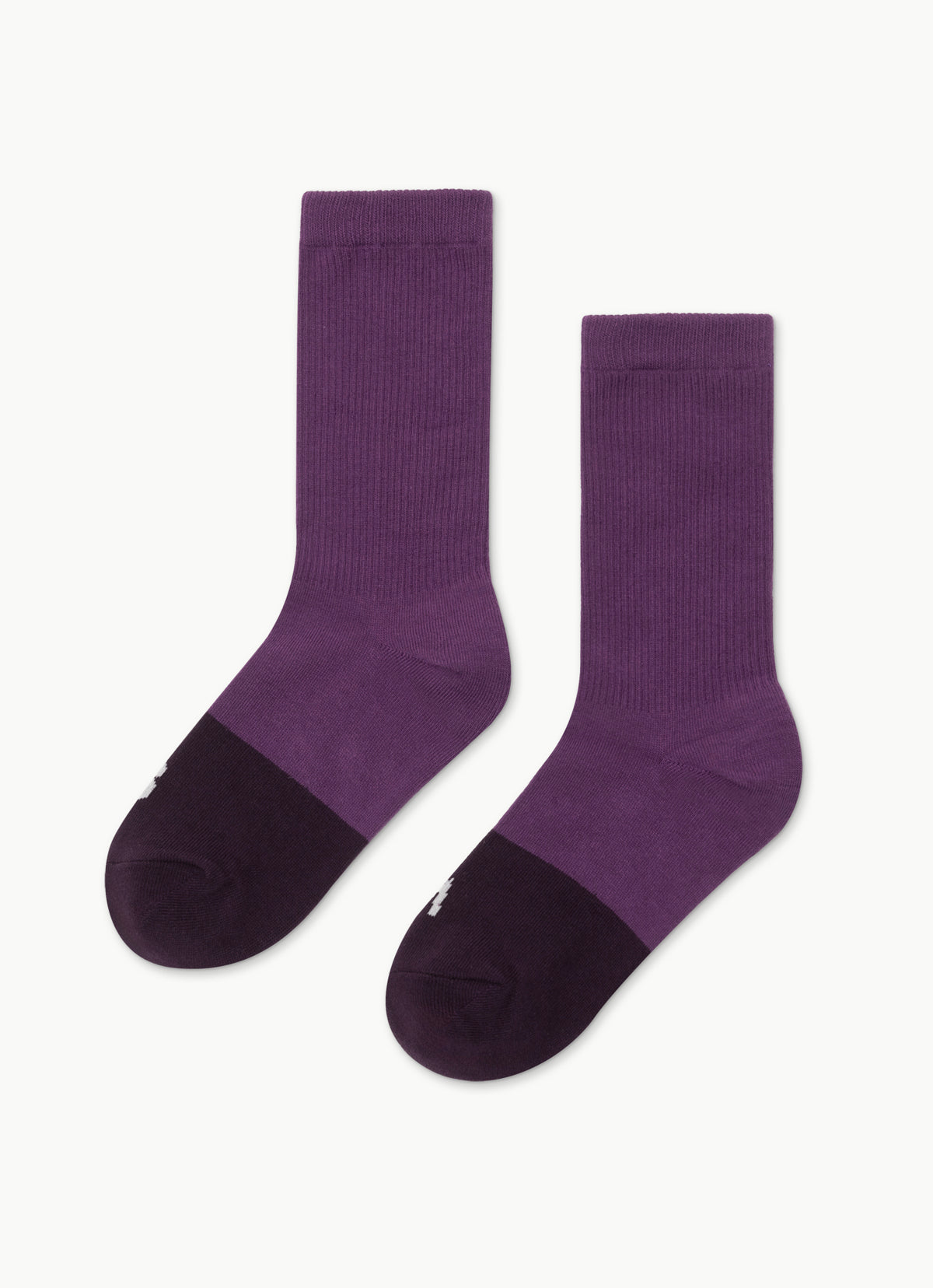 Two-tone ankle socks_Purple Multi