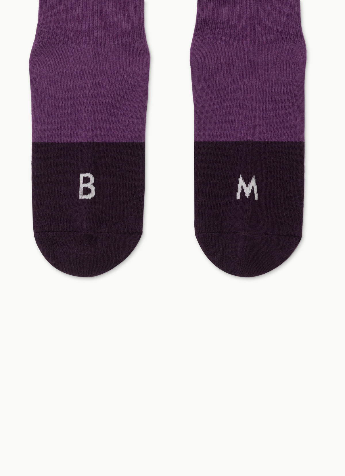 Two-tone ankle socks_Purple Multi