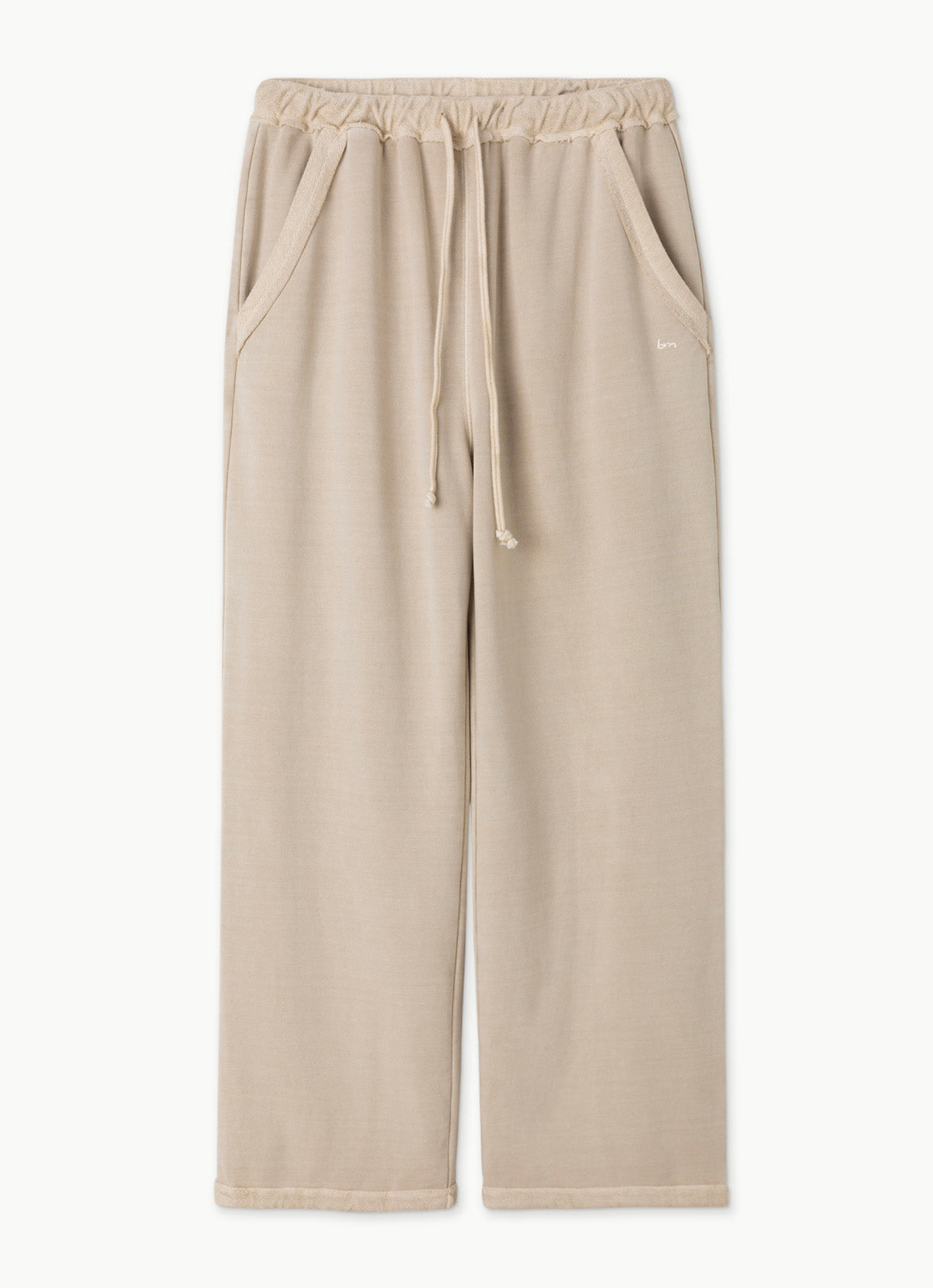 Loose sweat pants (Unisex)_Taupe