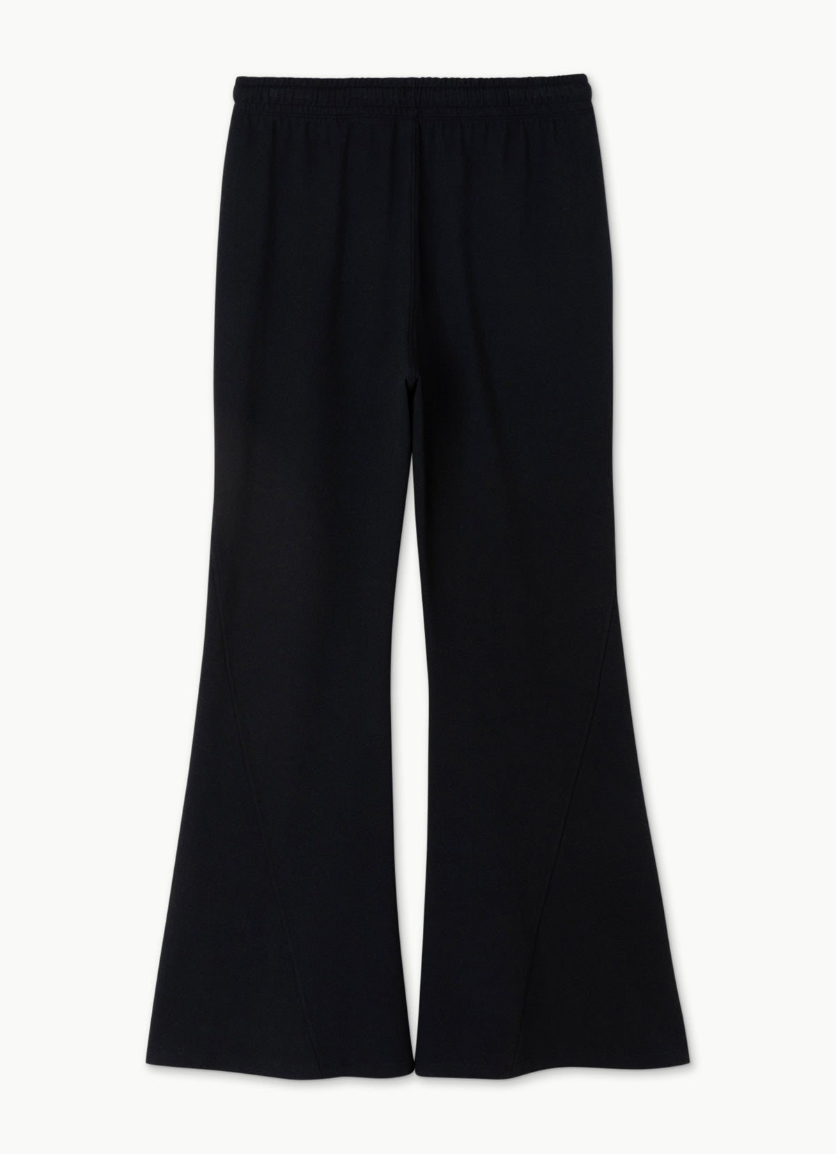 Panel bootcut pants_Black