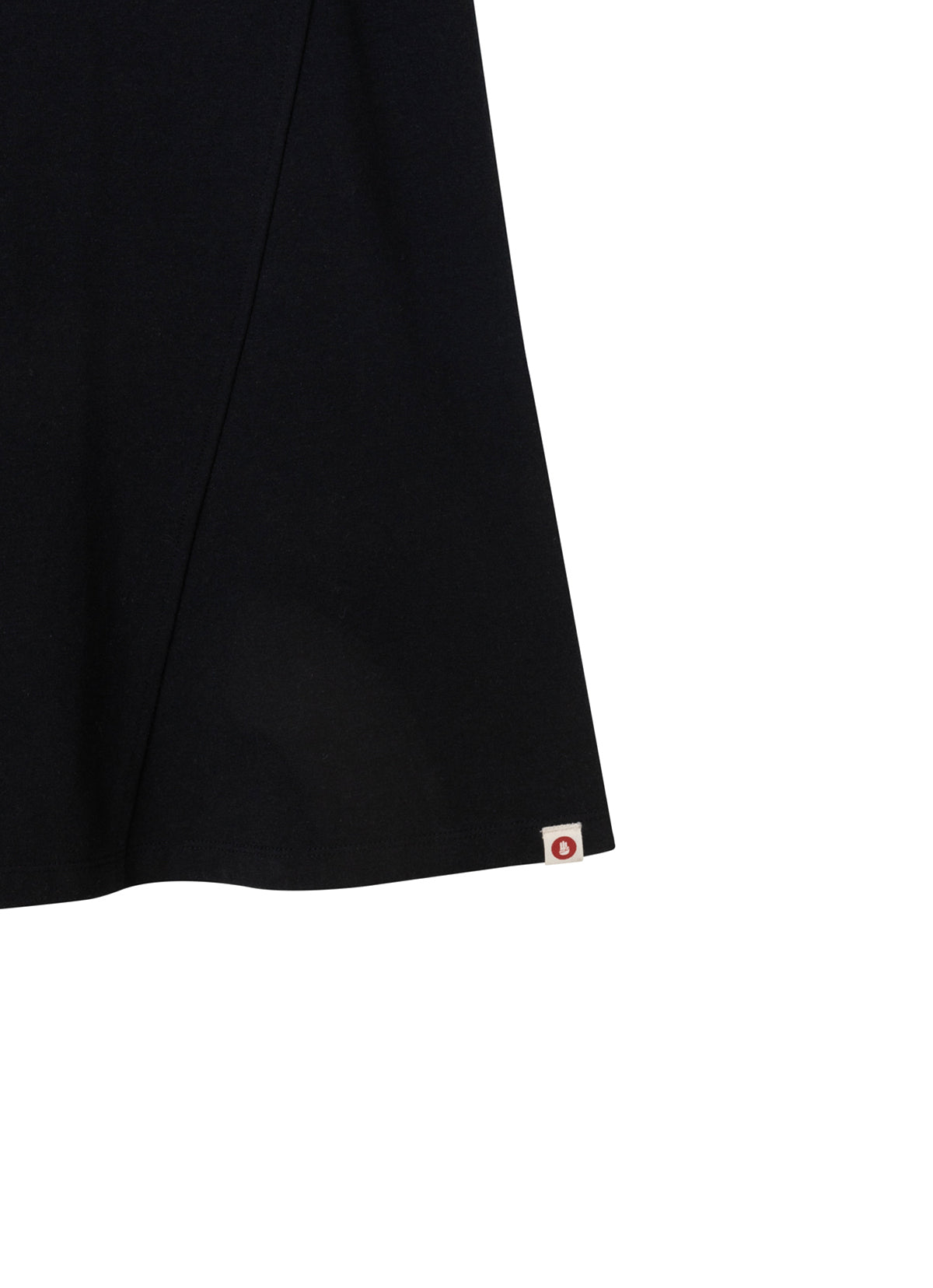 Panel bootcut pants_Black