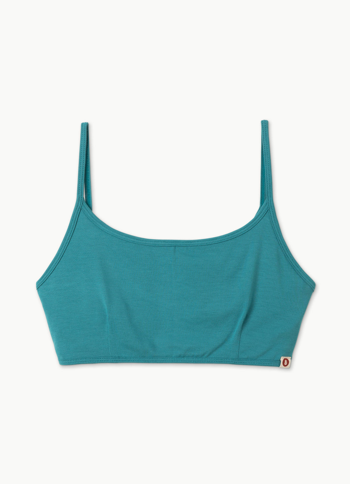 Tri hole bra top_Pagoda Blue
