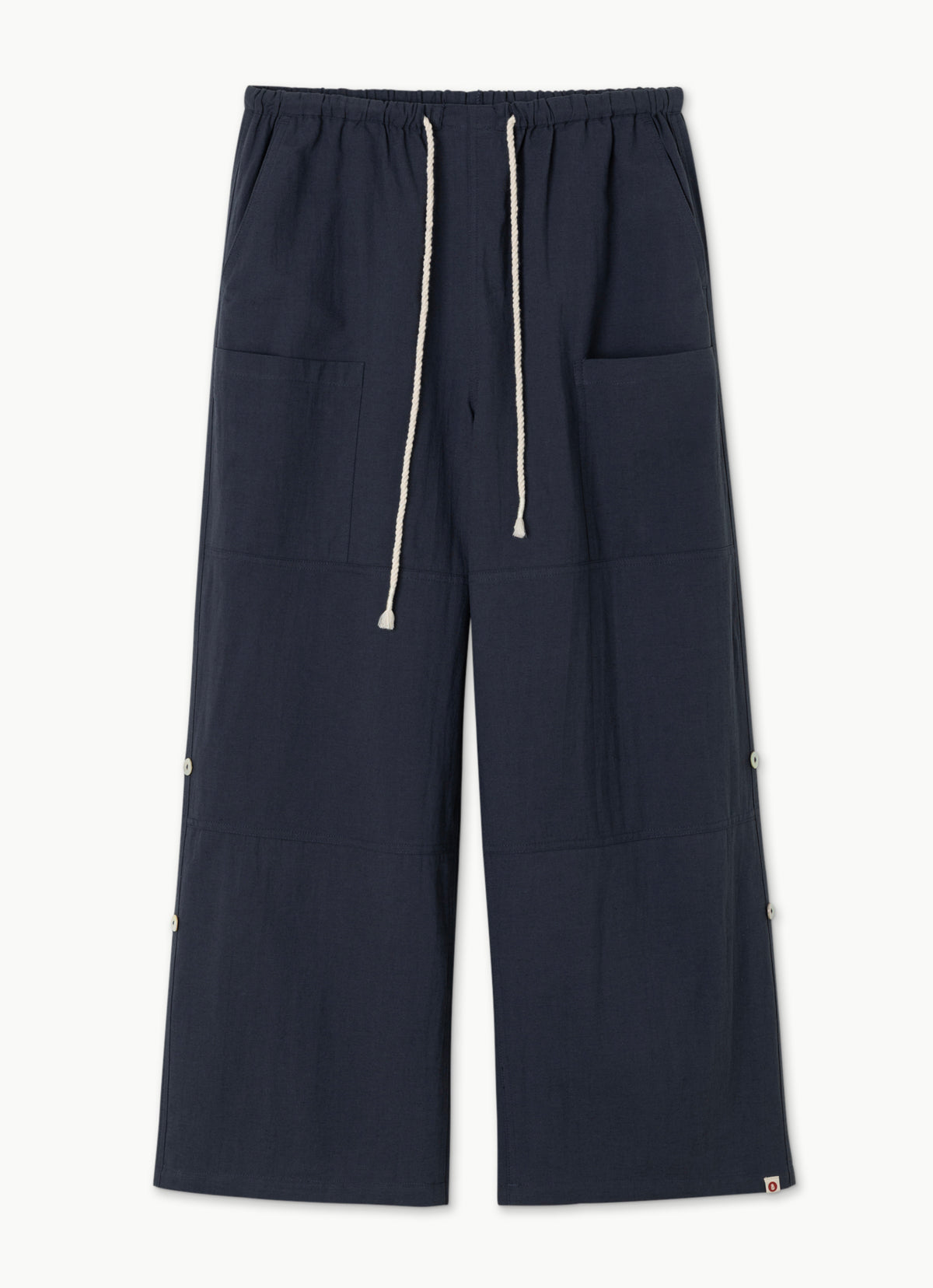 Two ways linen pants_Navy