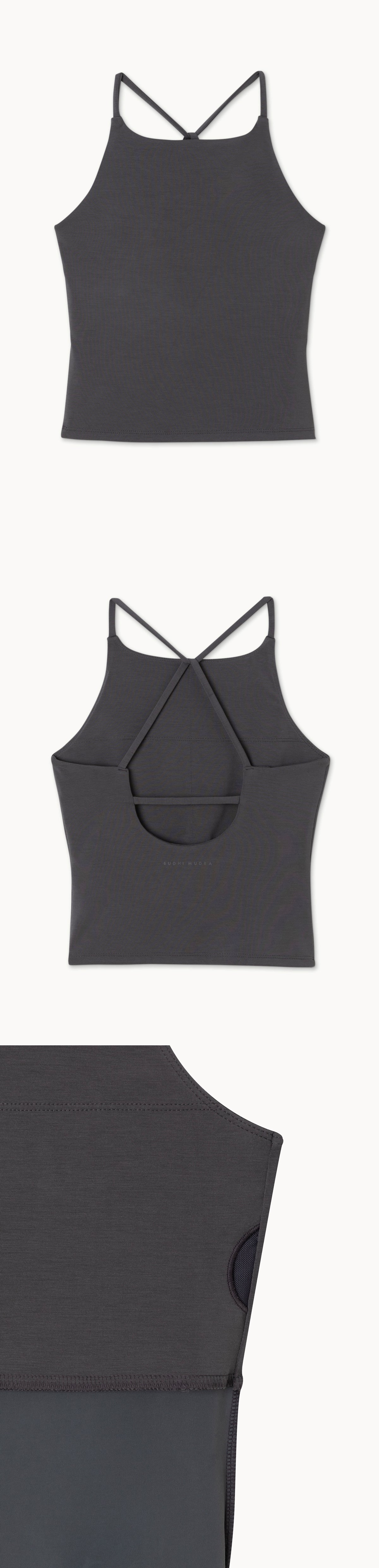 Triangle tank top_Blackened Pearl