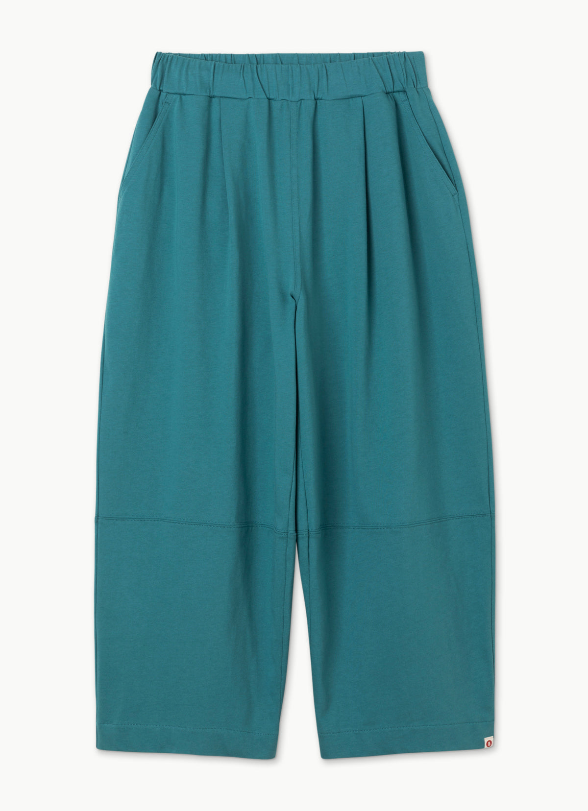 Wide panel pants (Unisex)_Turquoise