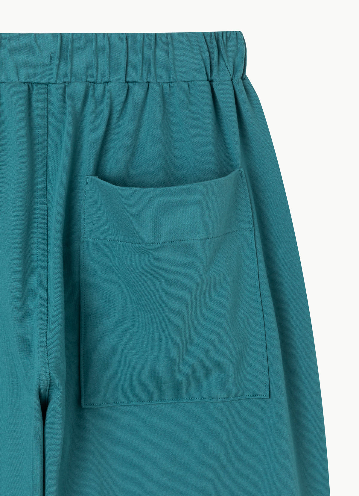 Wide panel pants (Unisex)_Turquoise