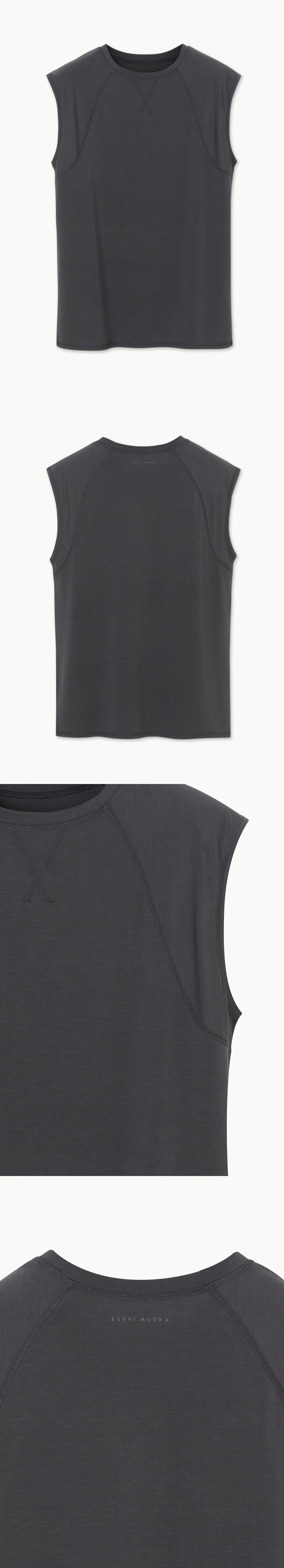 Knoll sleeveless #2 (Unisex)_Blackened Pearl