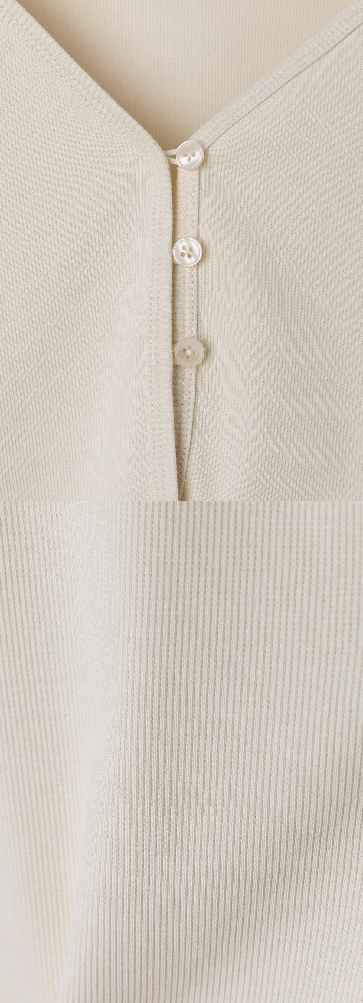 Crop rib cardigan_Turtledove